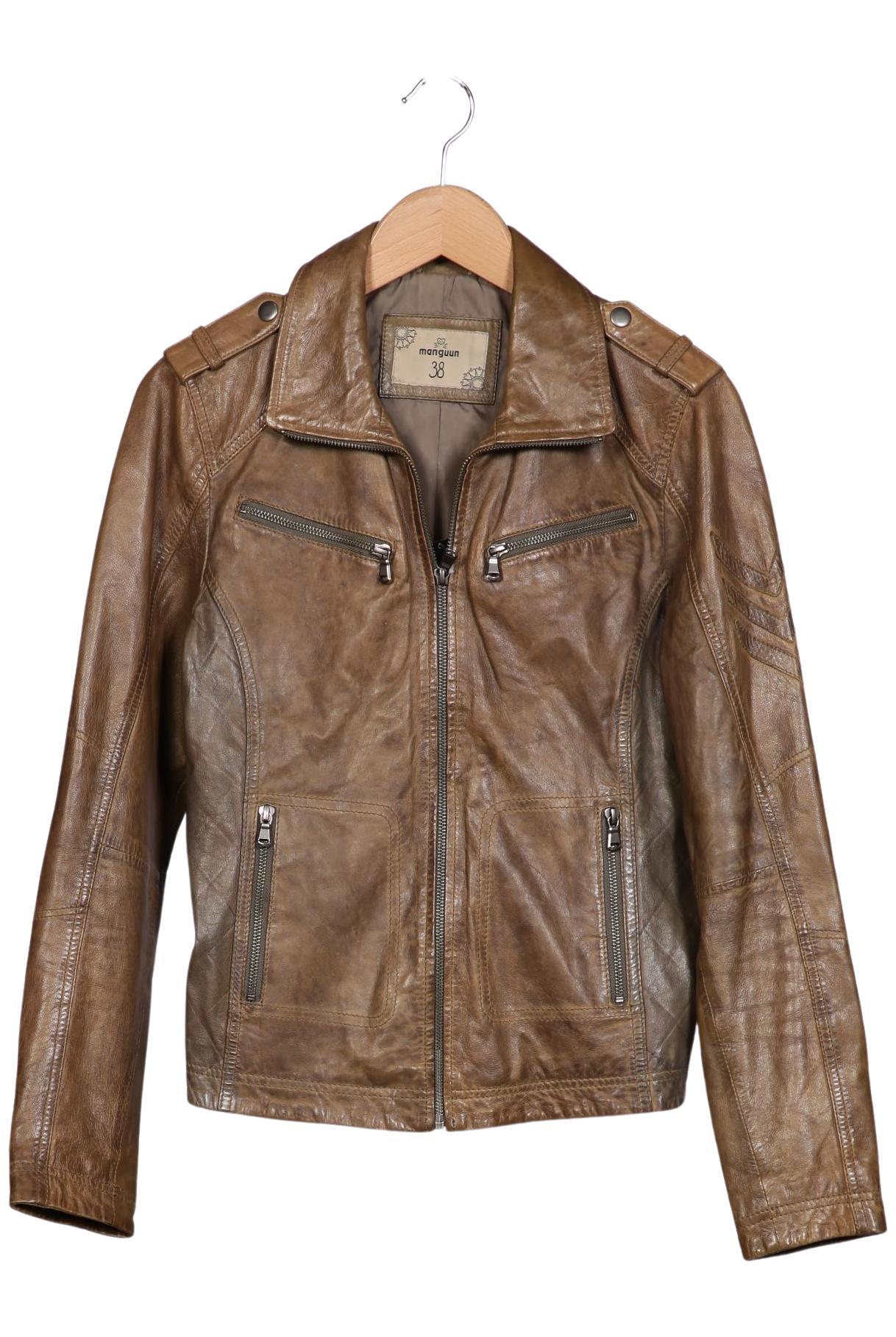 

Manguun Damen Jacke, braun, Gr. 38