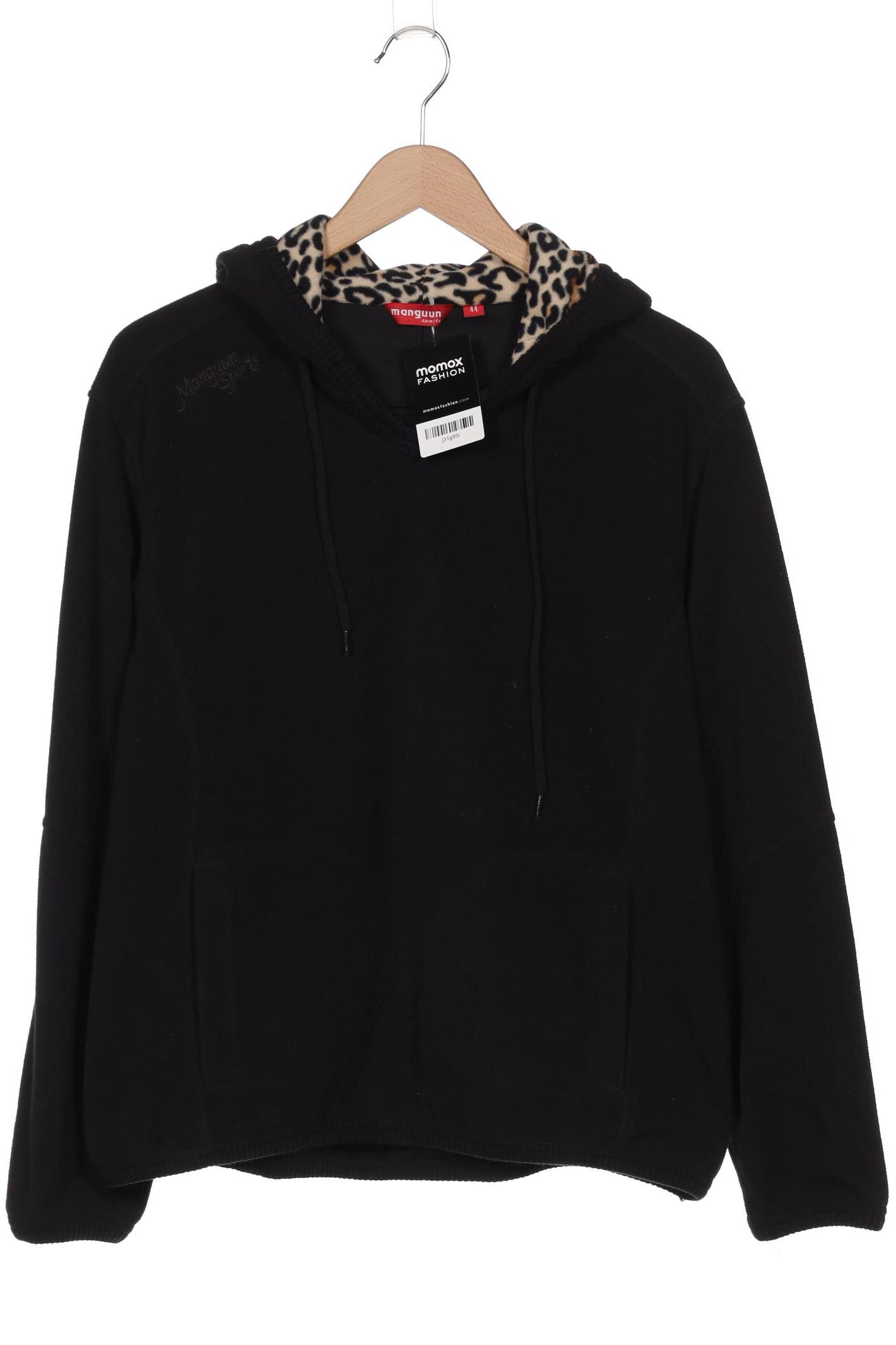 

Manguun Damen Kapuzenpullover, schwarz, Gr. 44