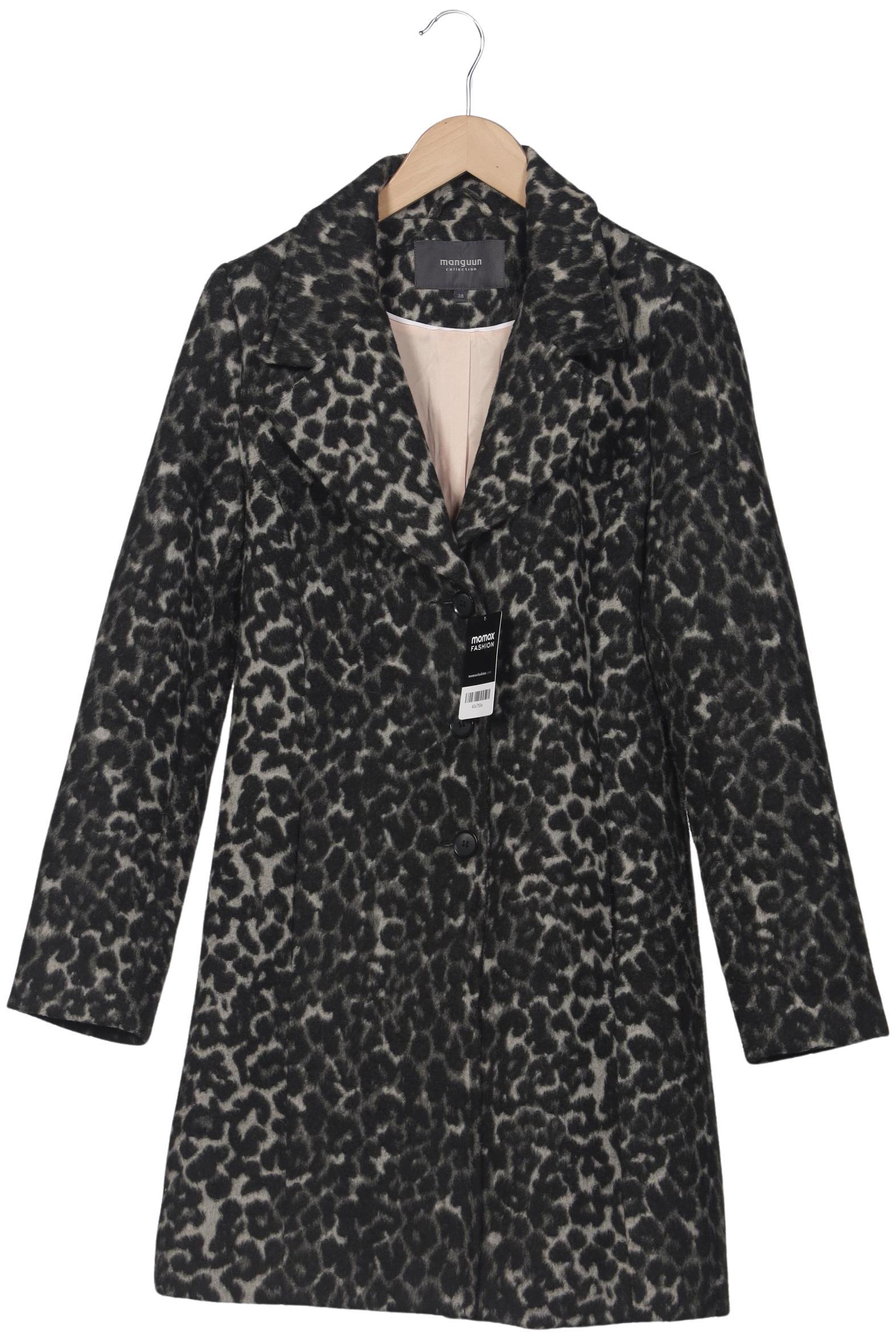 

Manguun Damen Mantel, schwarz, Gr. 38