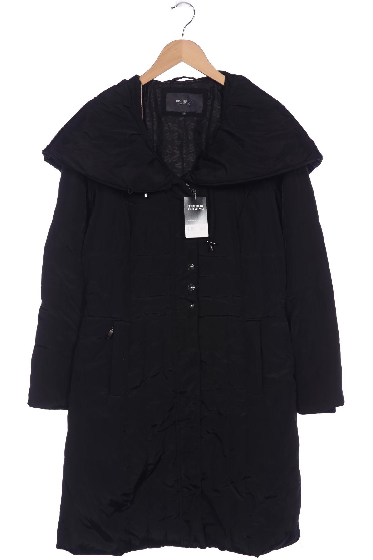 

Manguun Damen Mantel, schwarz, Gr. 40