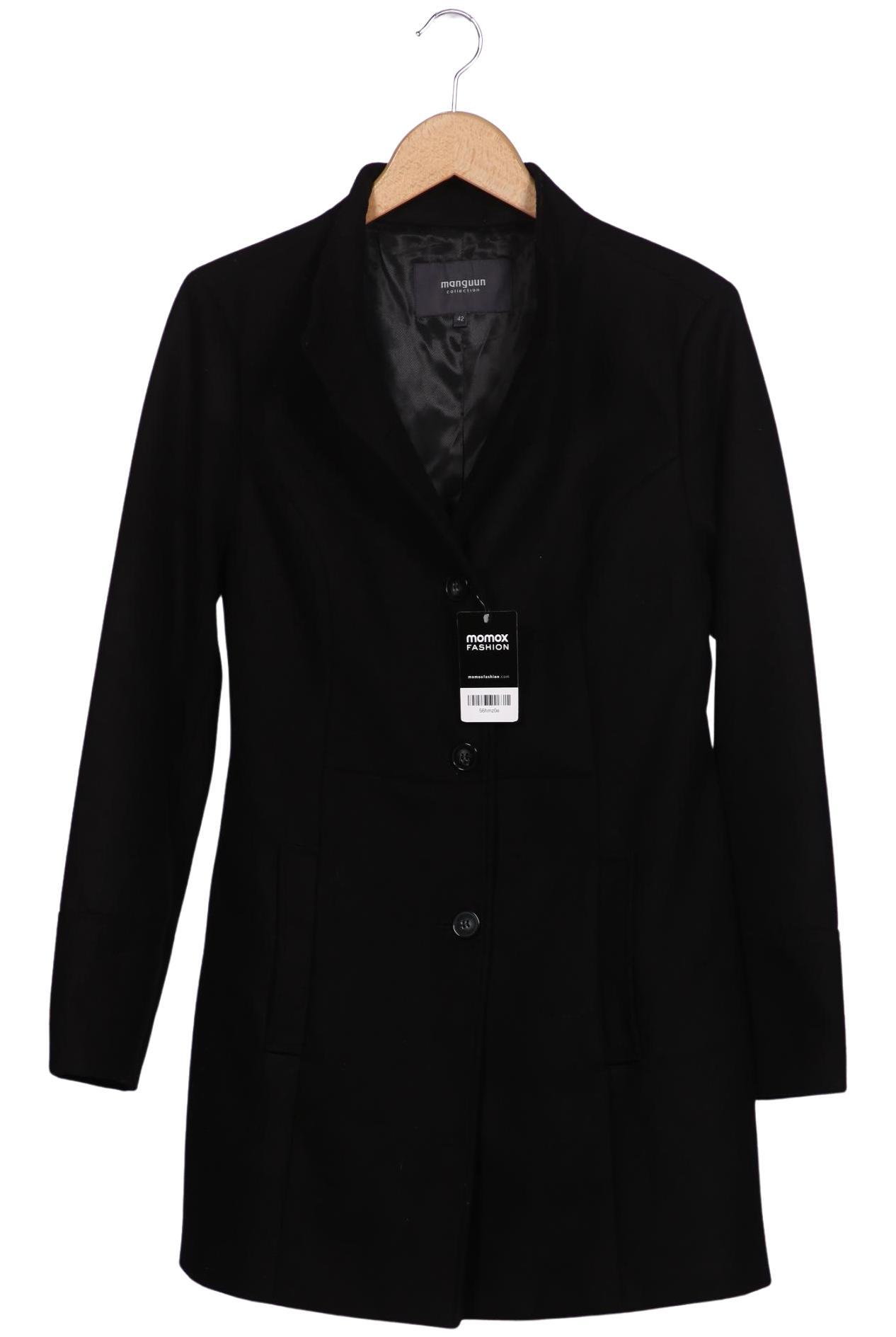 

Manguun Damen Mantel, schwarz, Gr. 42