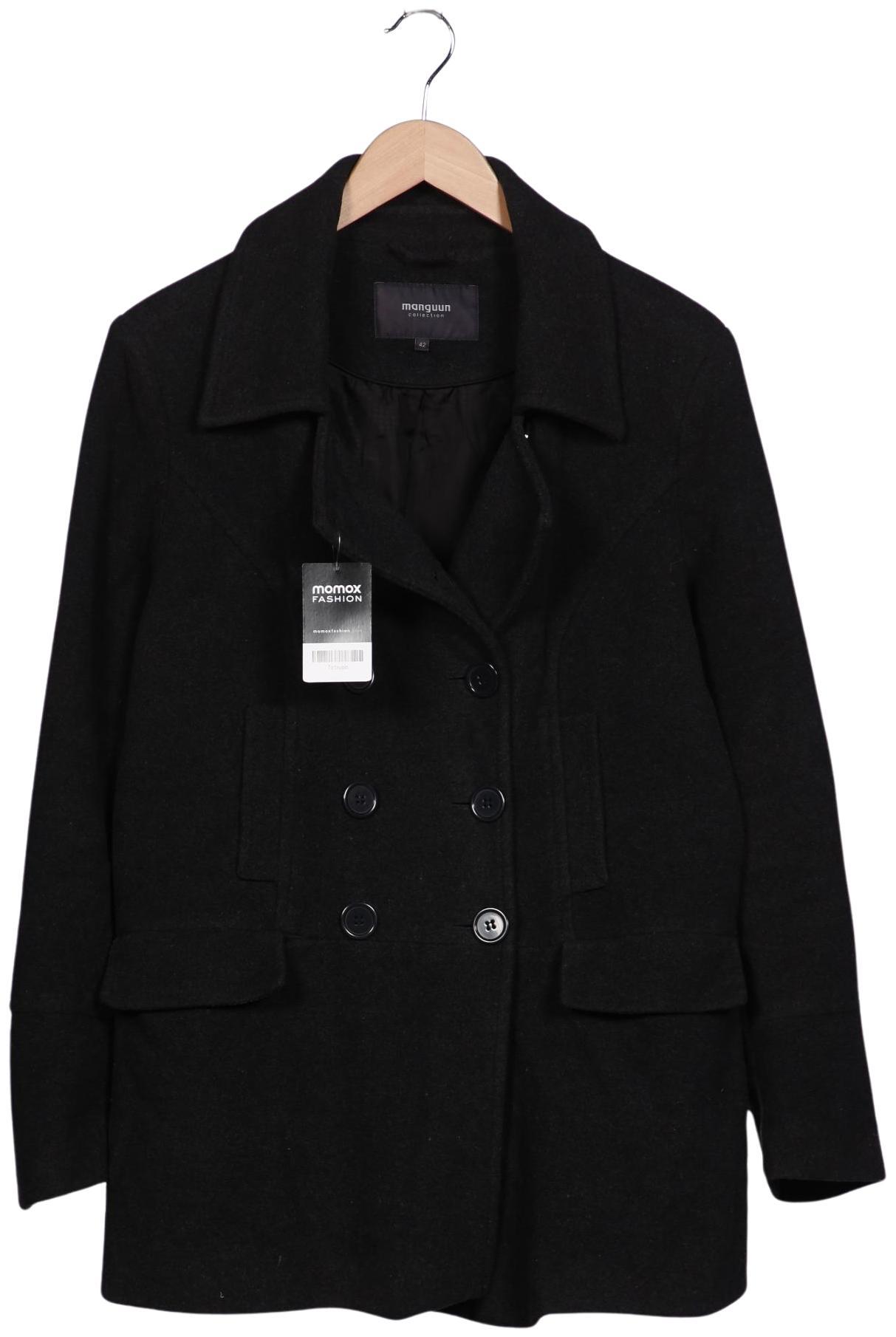

Manguun Damen Mantel, schwarz, Gr. 42