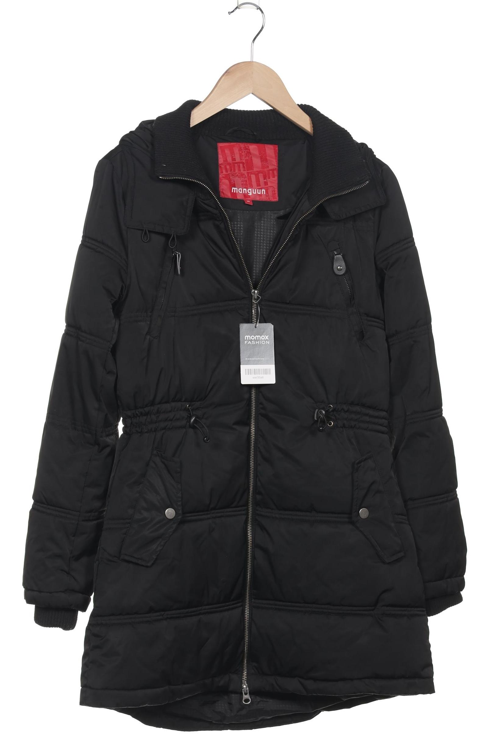 

Manguun Damen Mantel, schwarz, Gr. 38