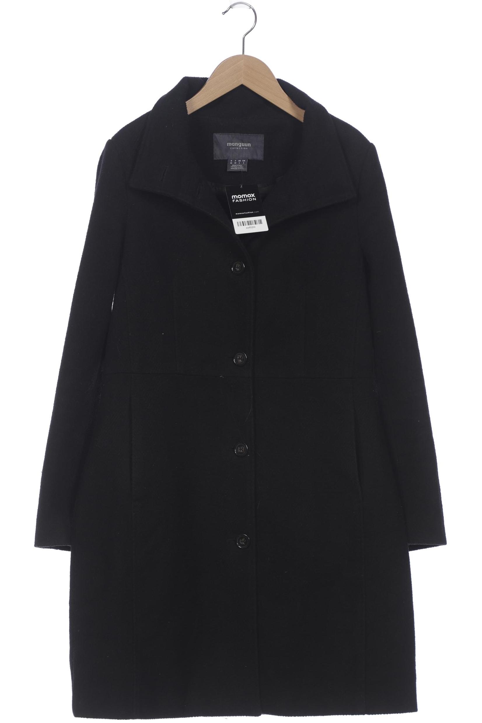 

Manguun Damen Mantel, schwarz, Gr. 36