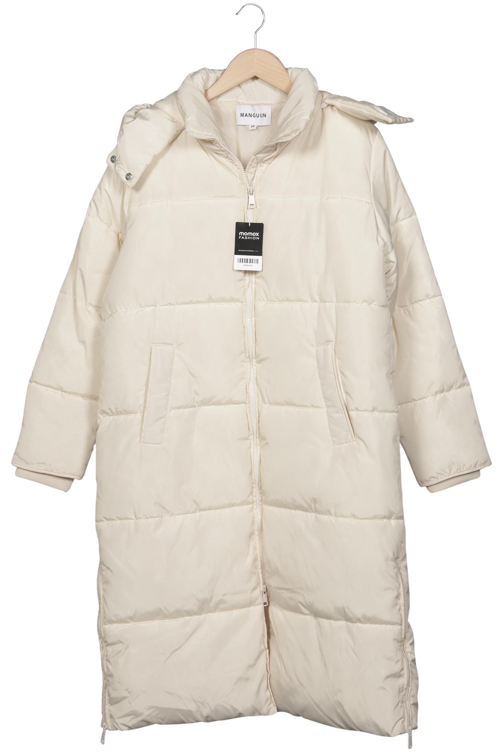 

Manguun Damen Mantel, cremeweiß, Gr. 44