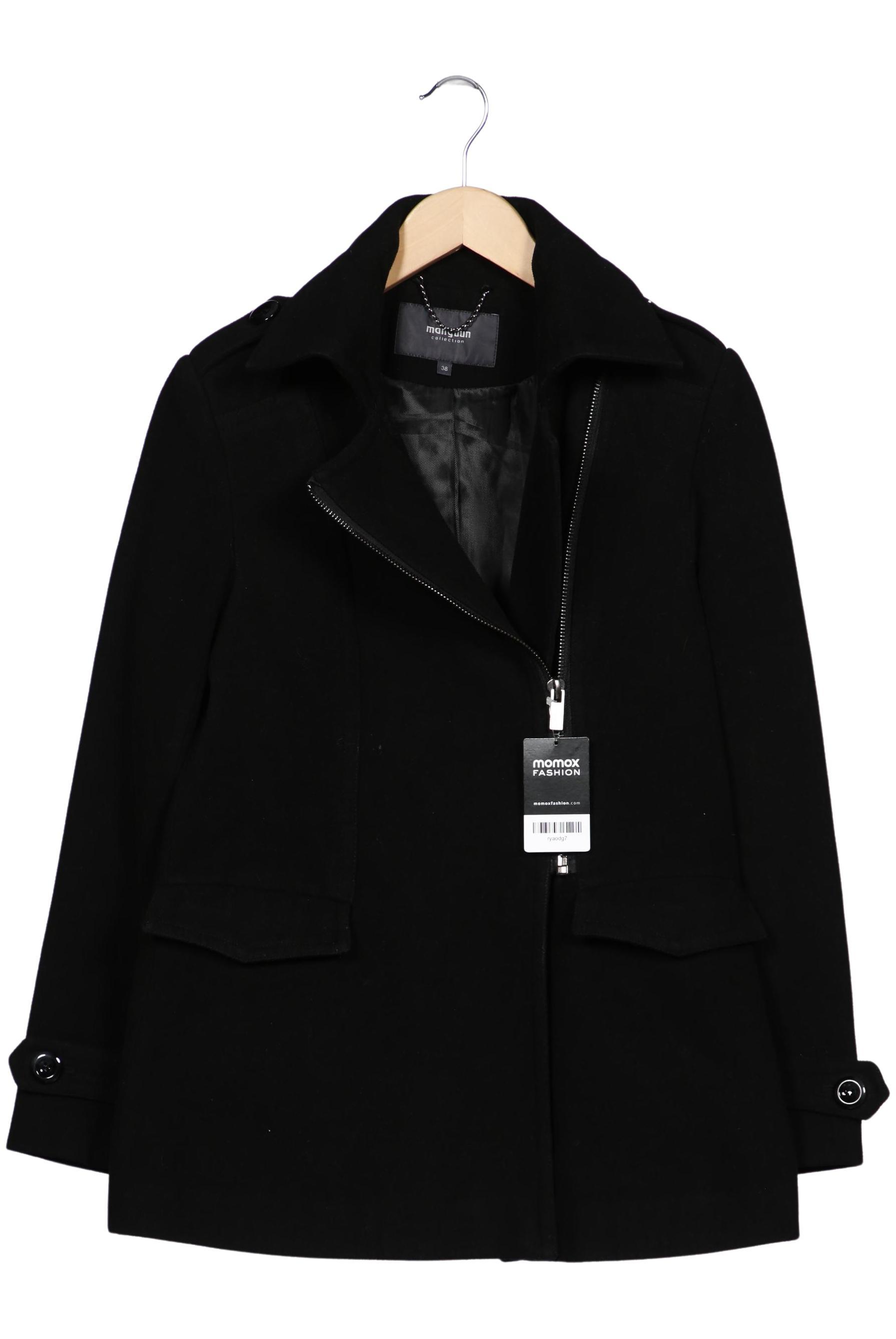 

Manguun Damen Mantel, schwarz, Gr. 38