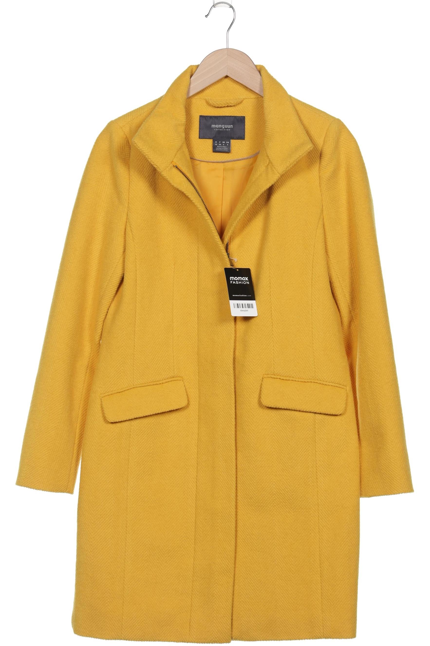 

Manguun Damen Mantel, gelb, Gr. 36