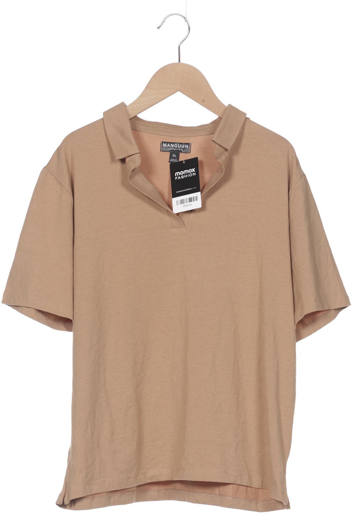 

Manguun Damen Poloshirt, beige, Gr. 44