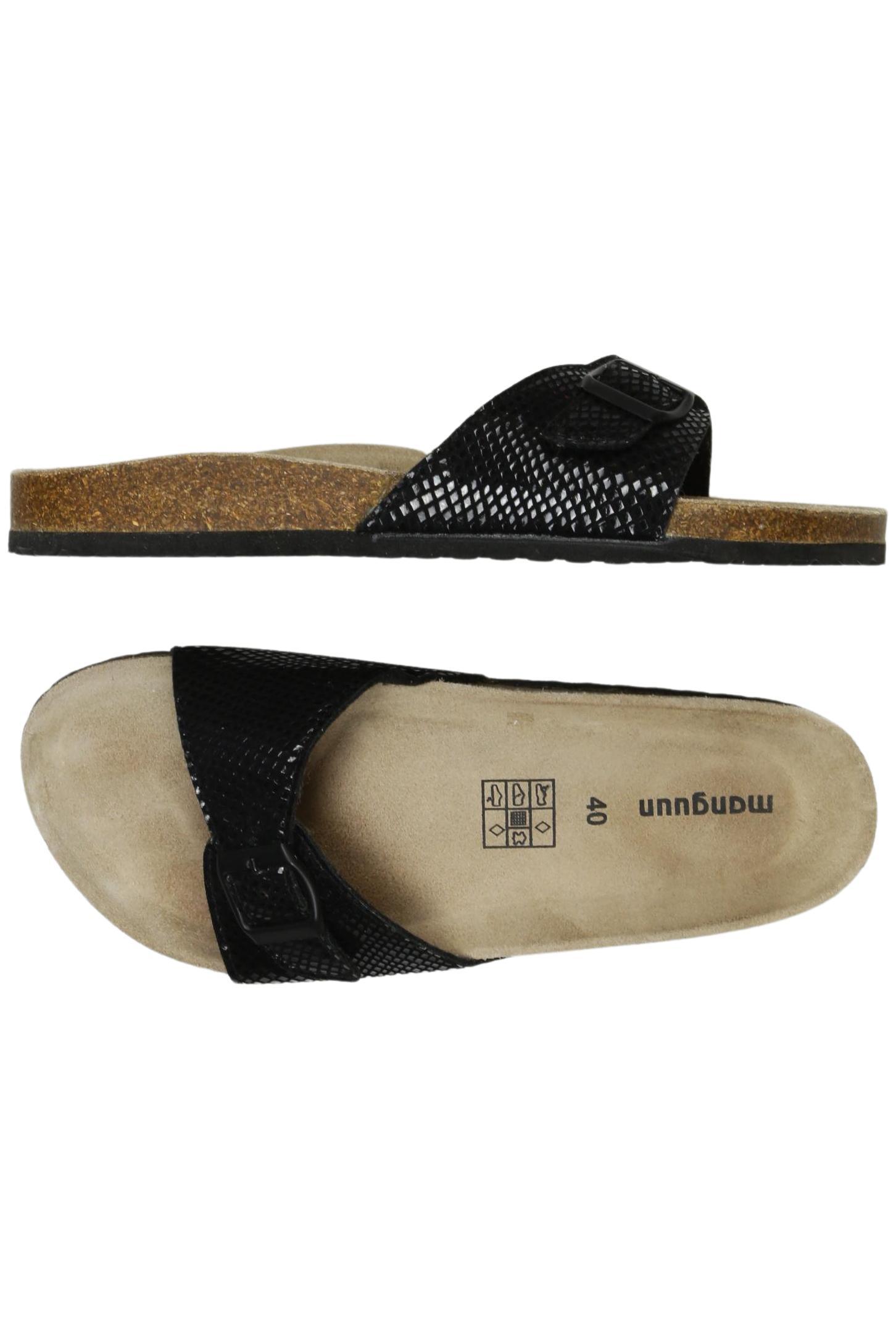 

Manguun Damen Sandale, schwarz, Gr. 40