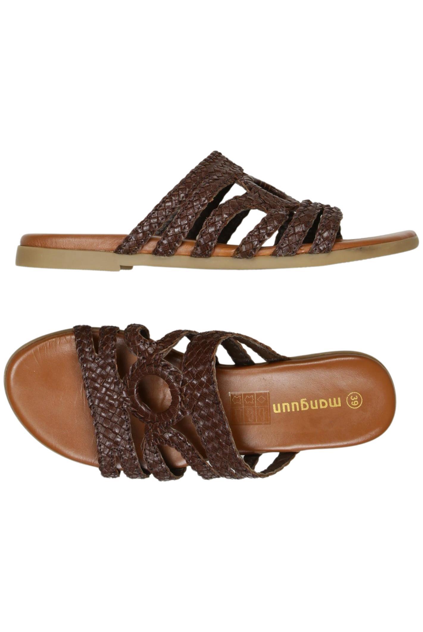 

Manguun Damen Sandale, braun, Gr. 39