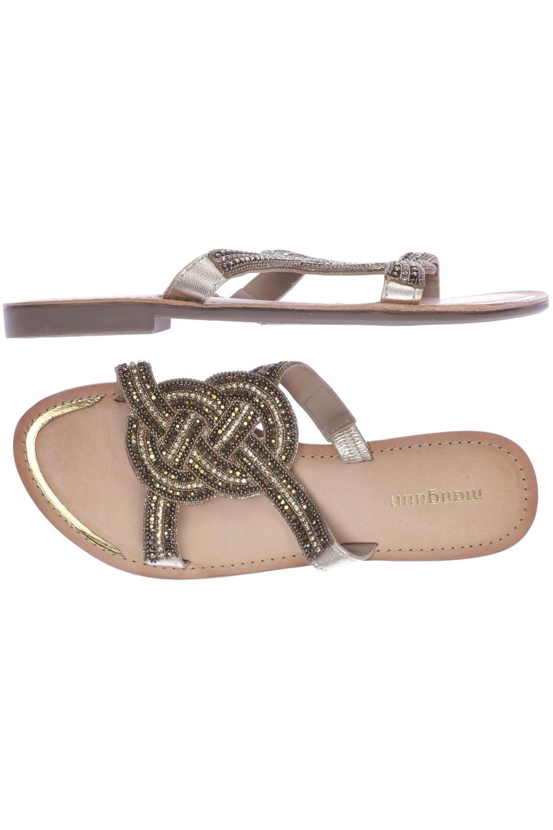 

Manguun Damen Sandale, gold, Gr. 39