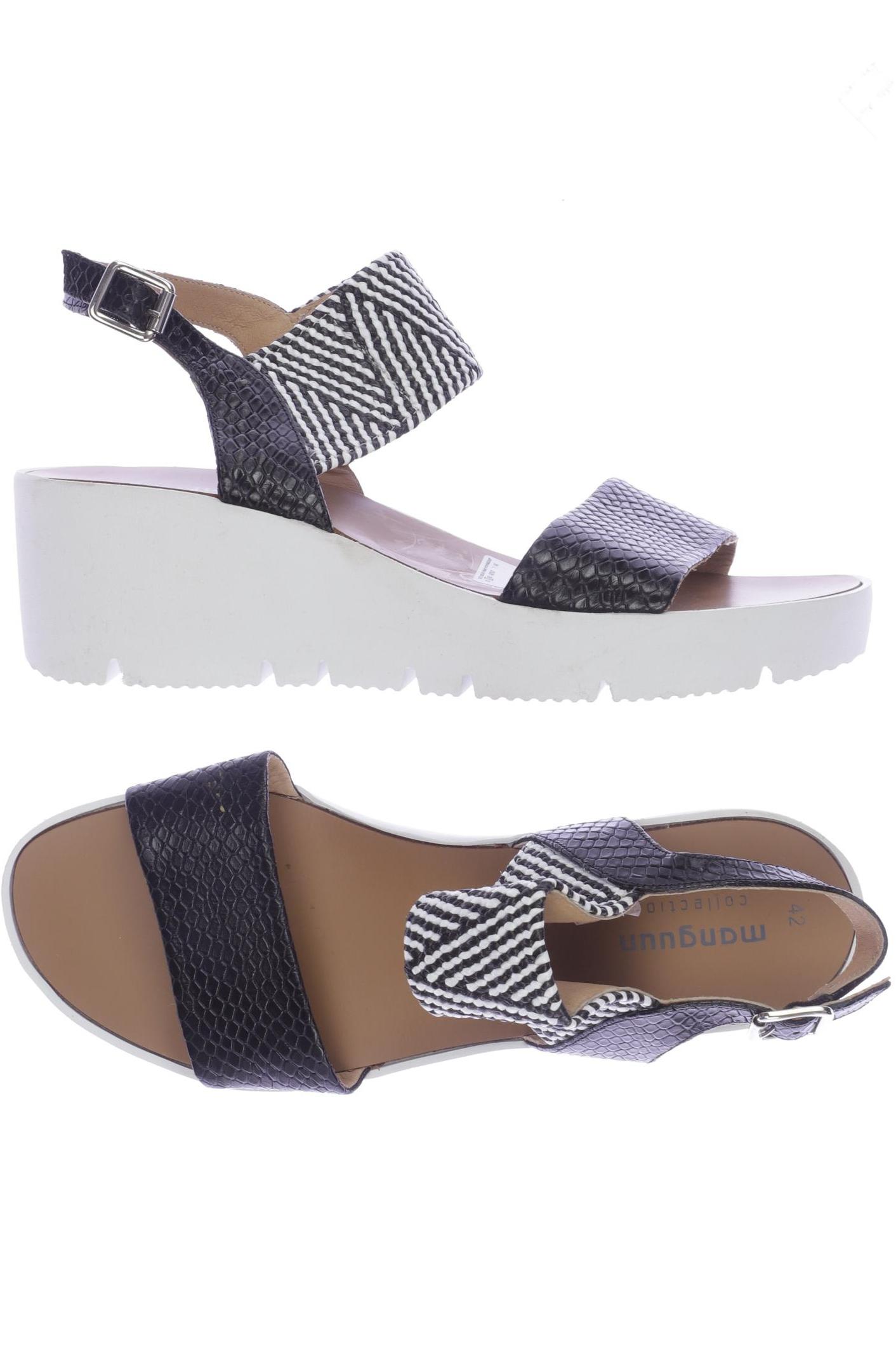 

Manguun Damen Sandale, schwarz, Gr. 42
