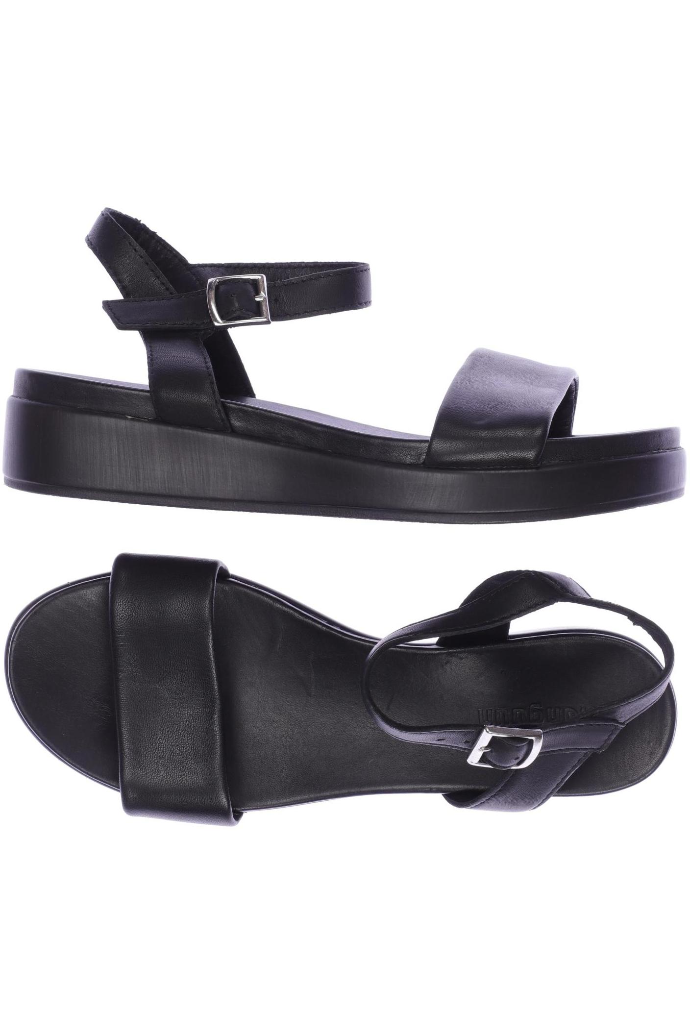 

Manguun Damen Sandale, schwarz, Gr. 38