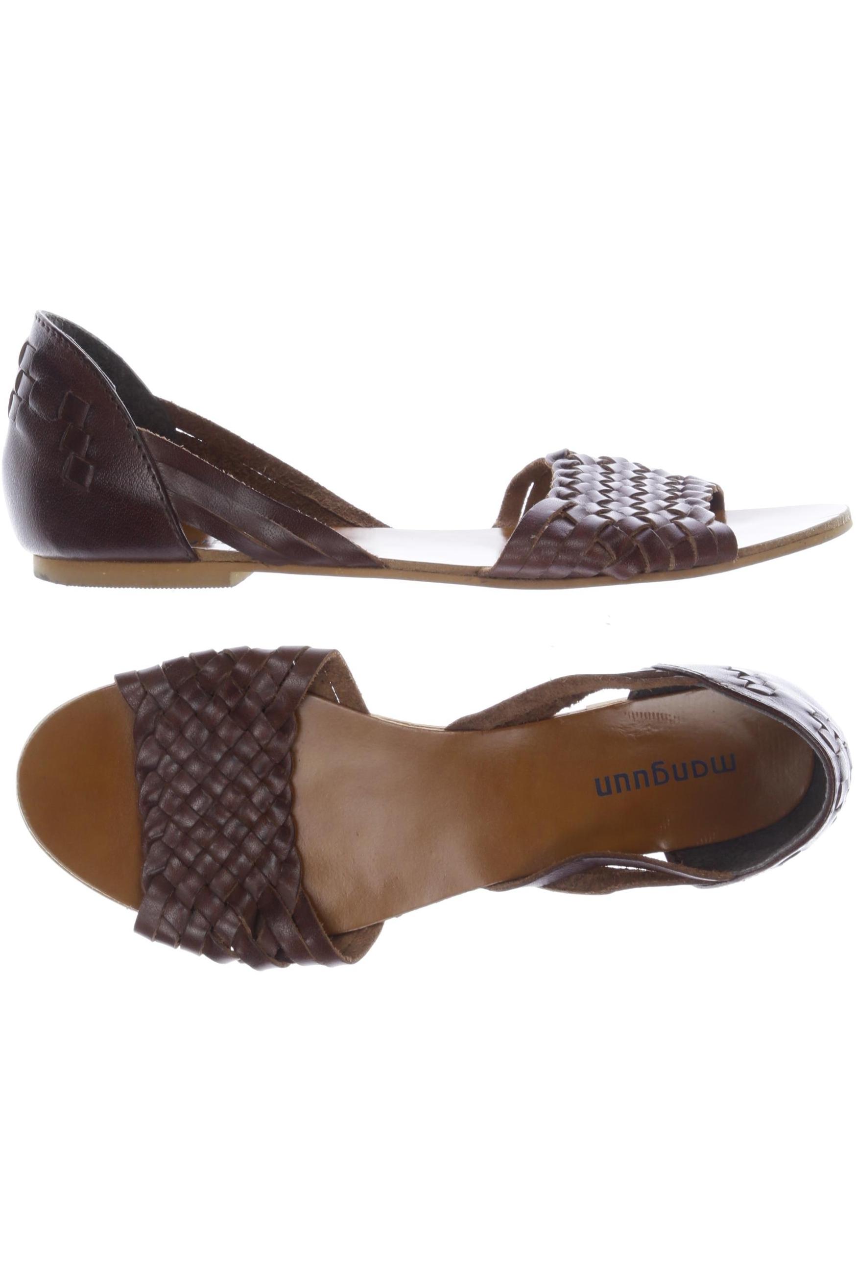 

Manguun Damen Sandale, braun, Gr. 38