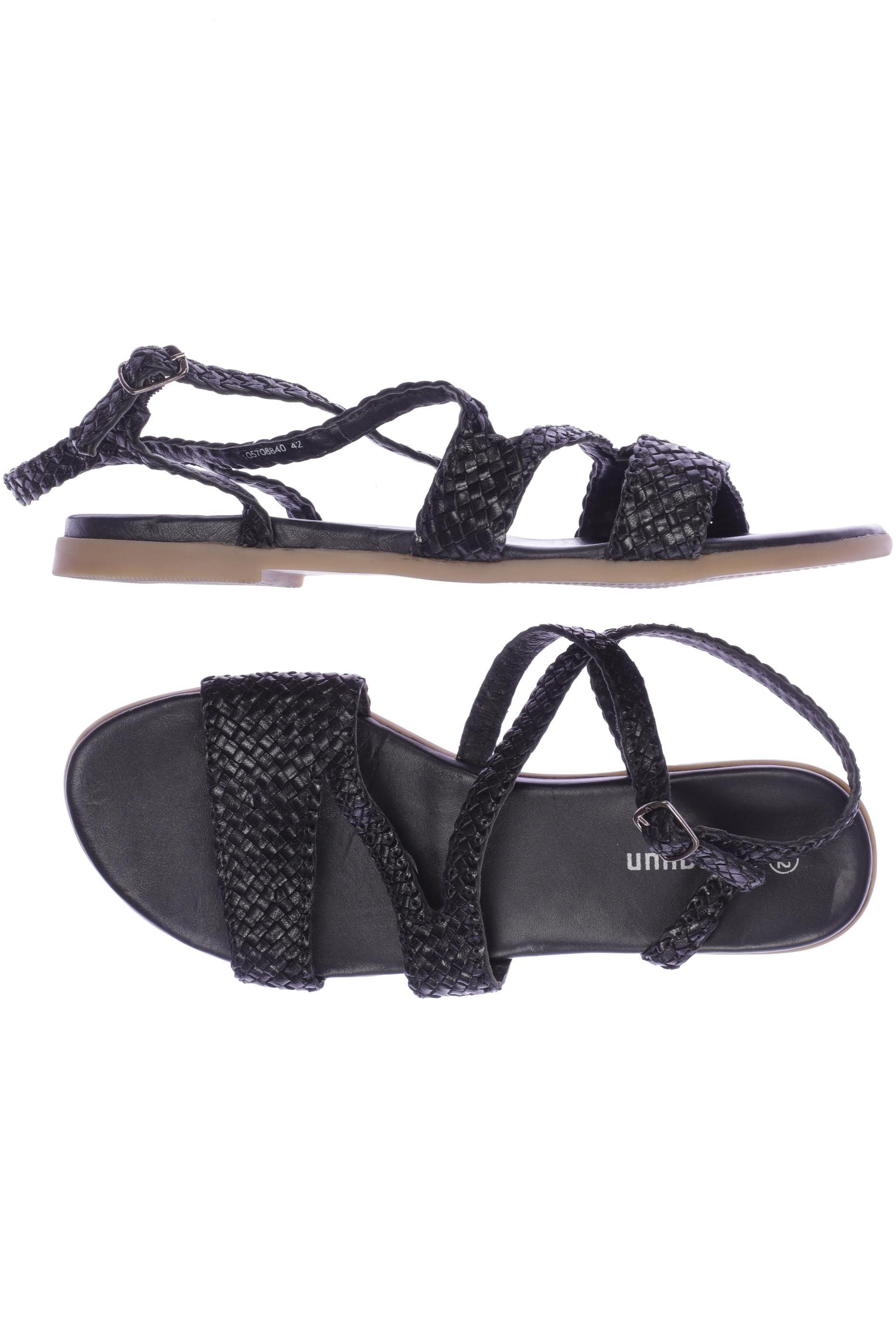 

Manguun Damen Sandale, schwarz, Gr. 42