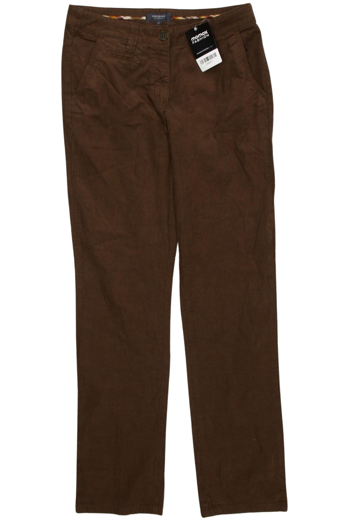 

Manguun Damen Stoffhose, braun, Gr. 34