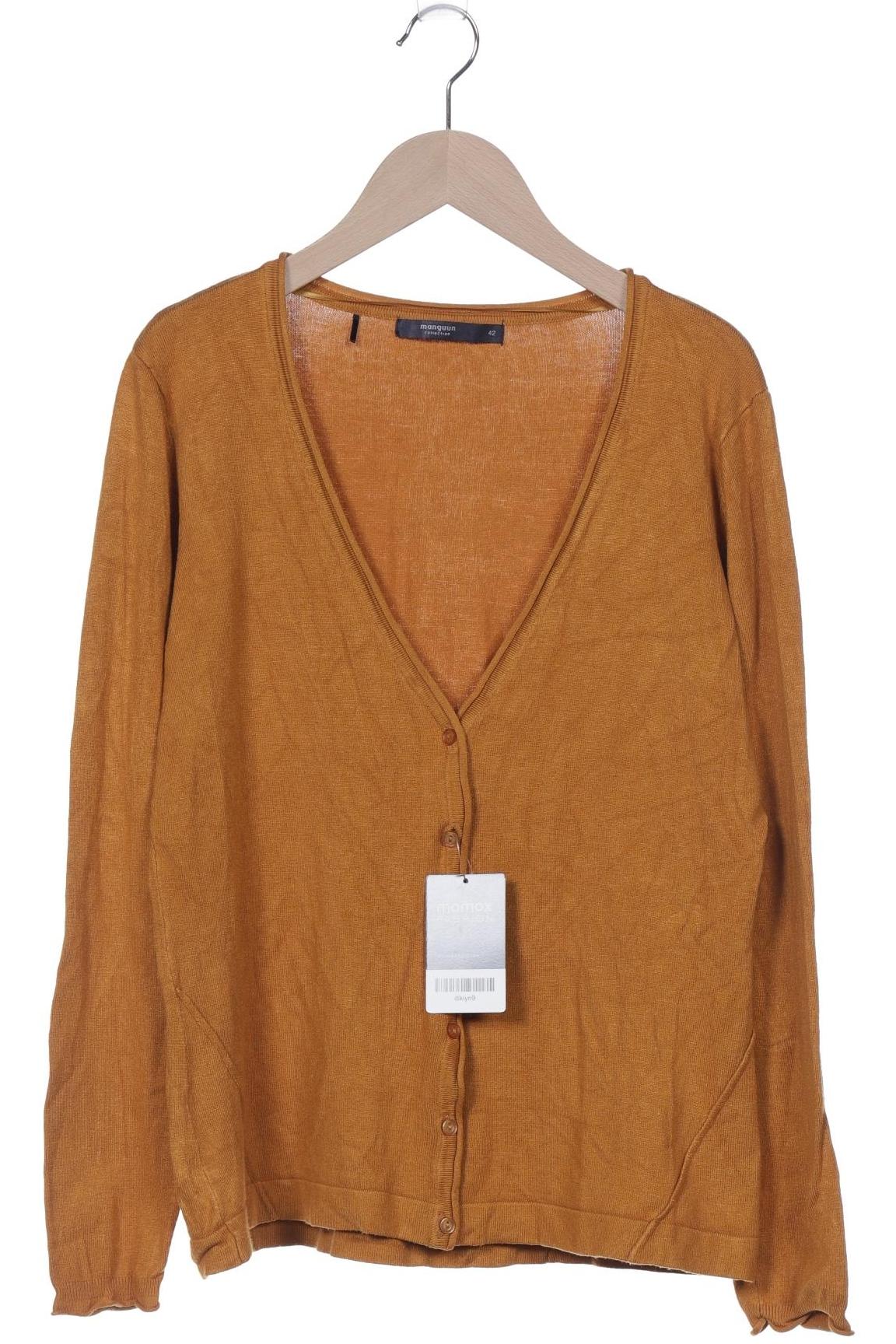 

Manguun Damen Strickjacke, orange, Gr. 42