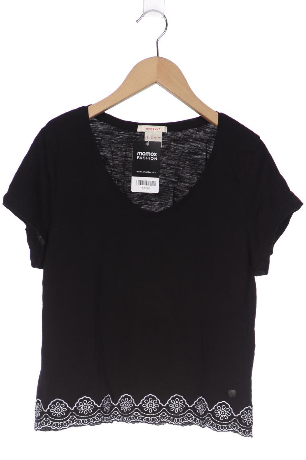 

Manguun Damen T-Shirt, schwarz, Gr. 36