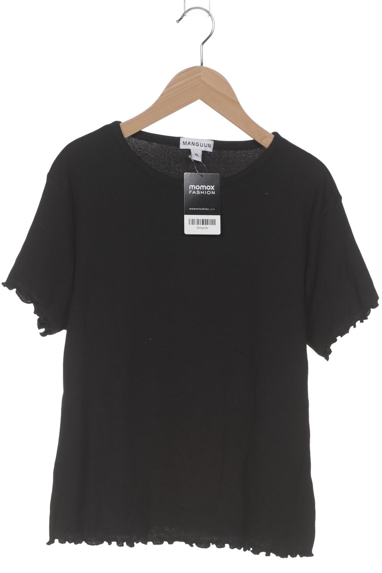 

Manguun Damen T-Shirt, schwarz, Gr. 44