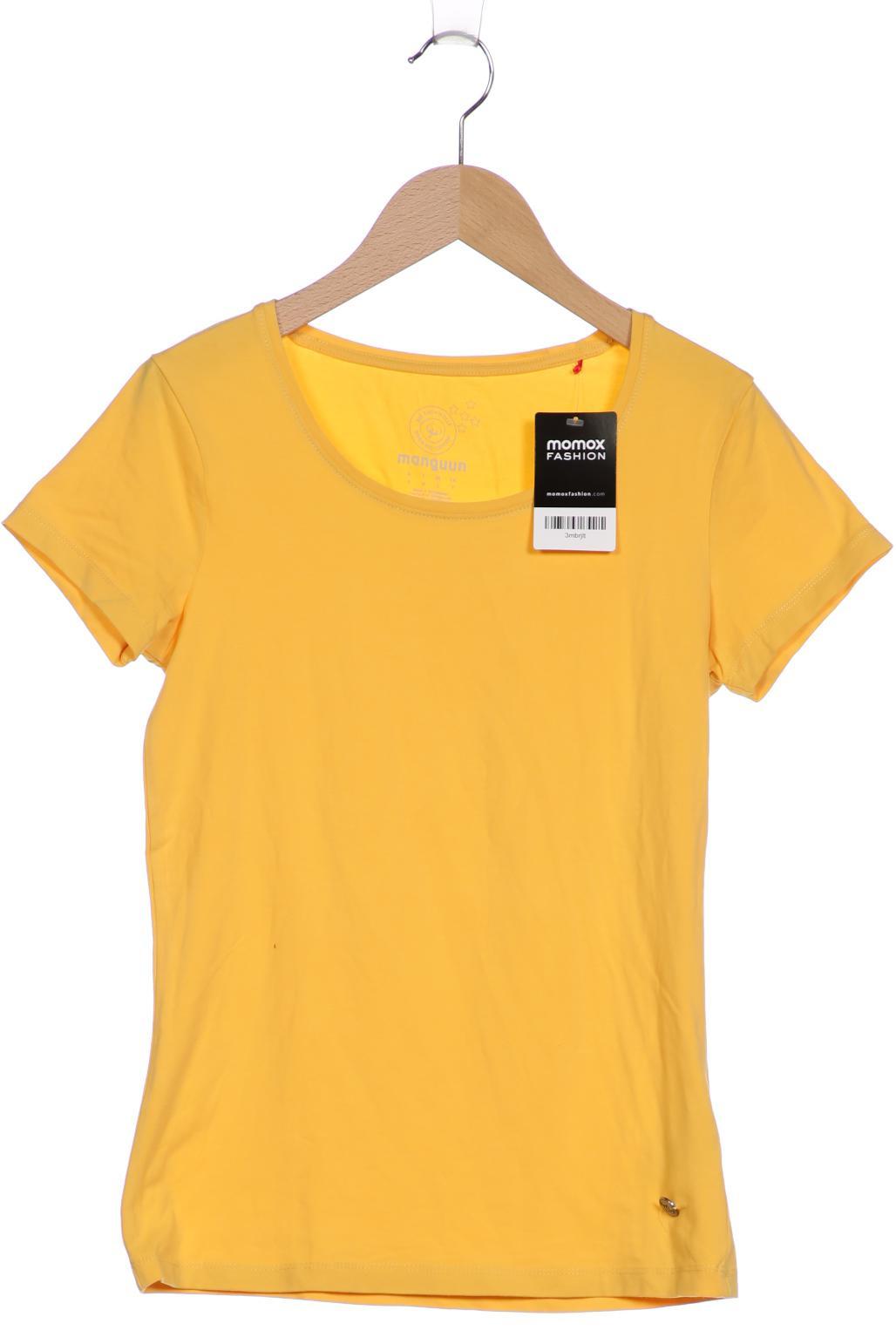 

Manguun Damen T-Shirt, gelb, Gr. 36