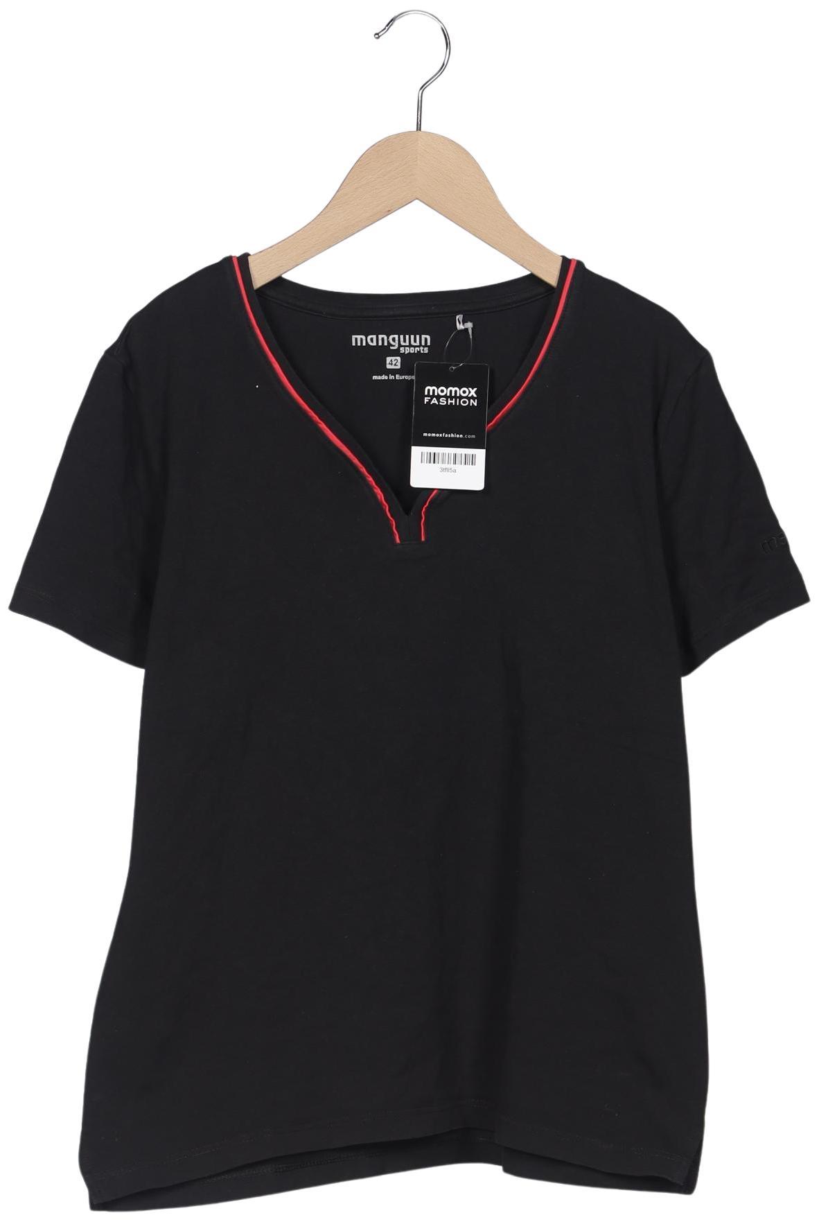 

Manguun Damen T-Shirt, schwarz, Gr. 42