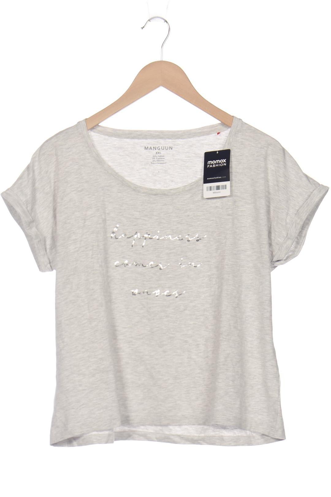 

Manguun Damen T-Shirt, grau, Gr. 46