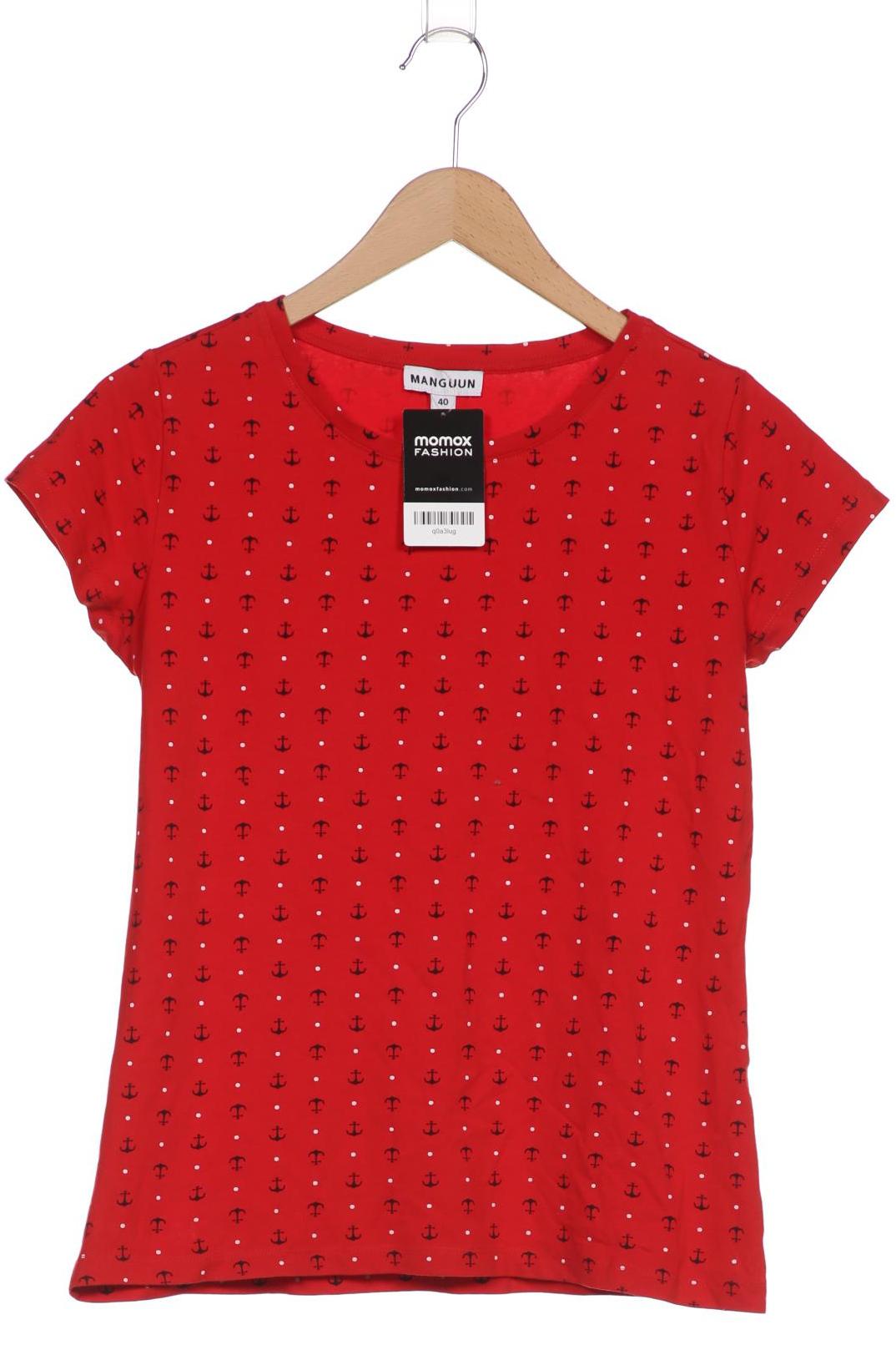 

Manguun Damen T-Shirt, rot, Gr. 40