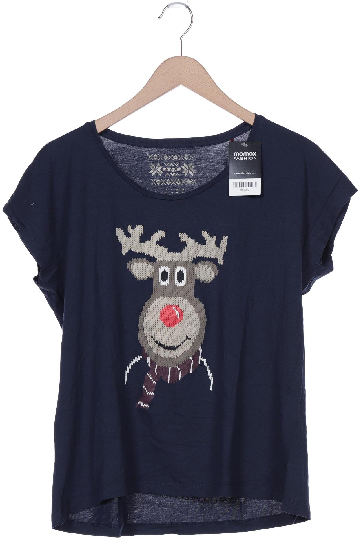 

Manguun Damen T-Shirt, marineblau
