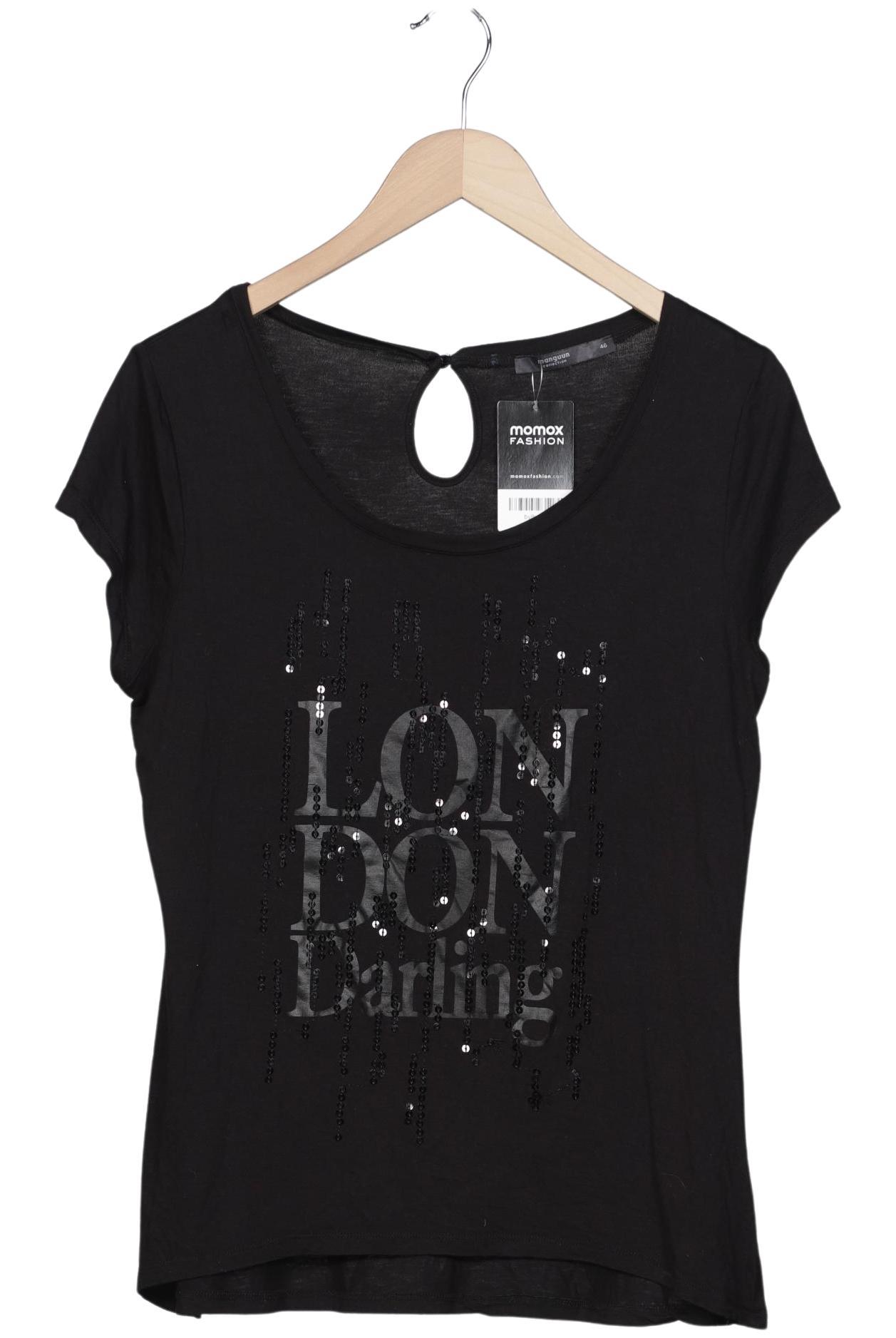 

Manguun Damen T-Shirt, schwarz, Gr. 44