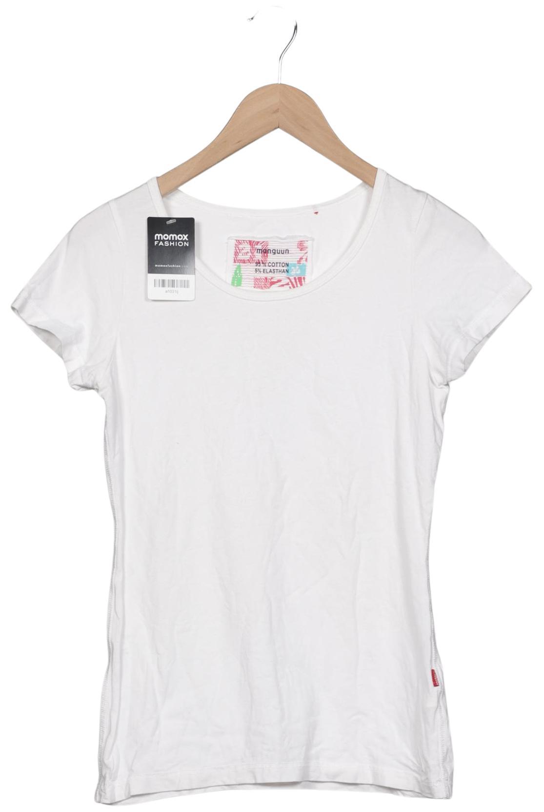

Manguun Damen T-Shirt, weiß, Gr. 36