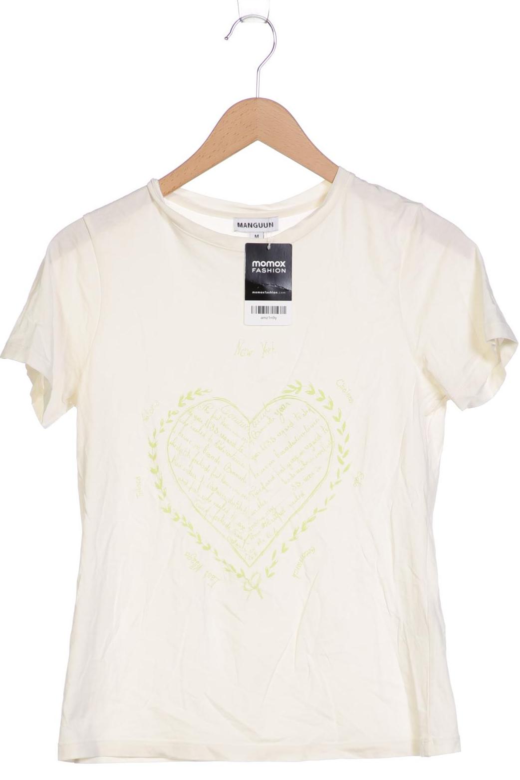 

Manguun Damen T-Shirt, cremeweiß