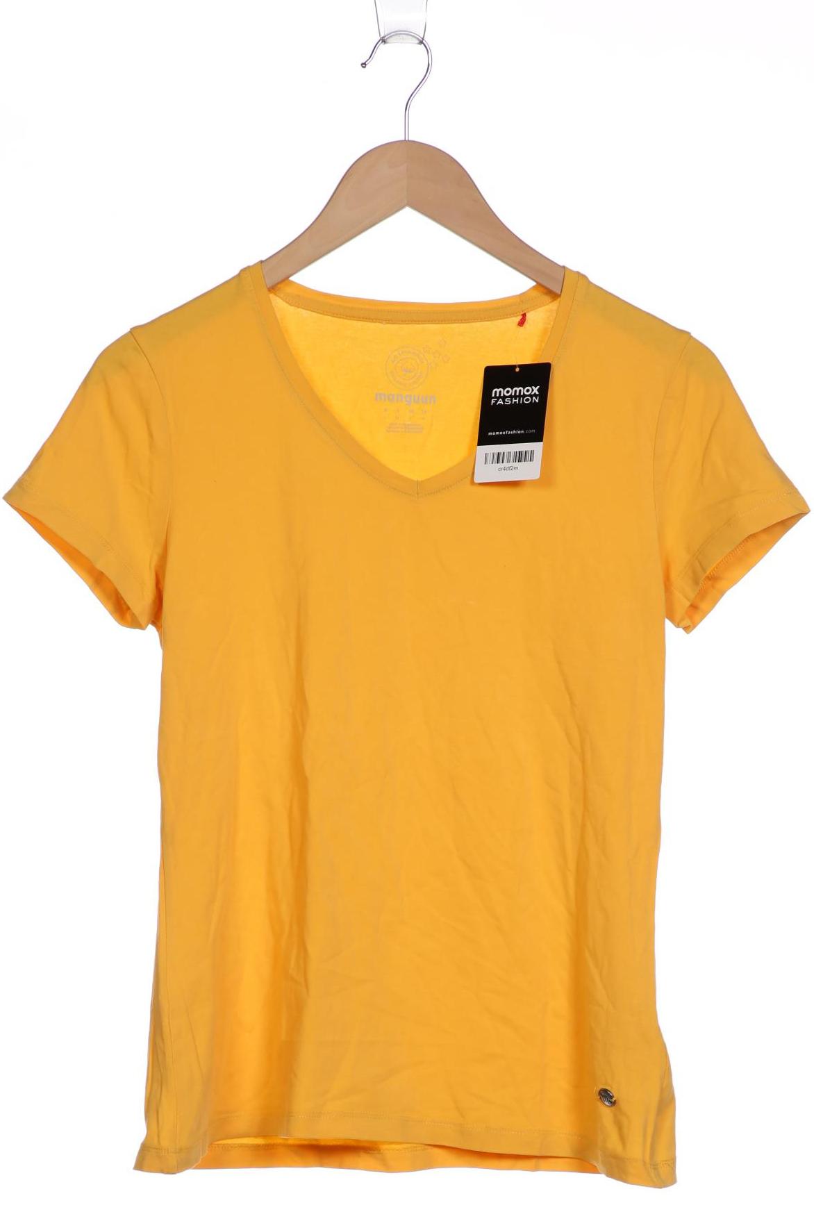 

Manguun Damen T-Shirt, gelb, Gr. 42