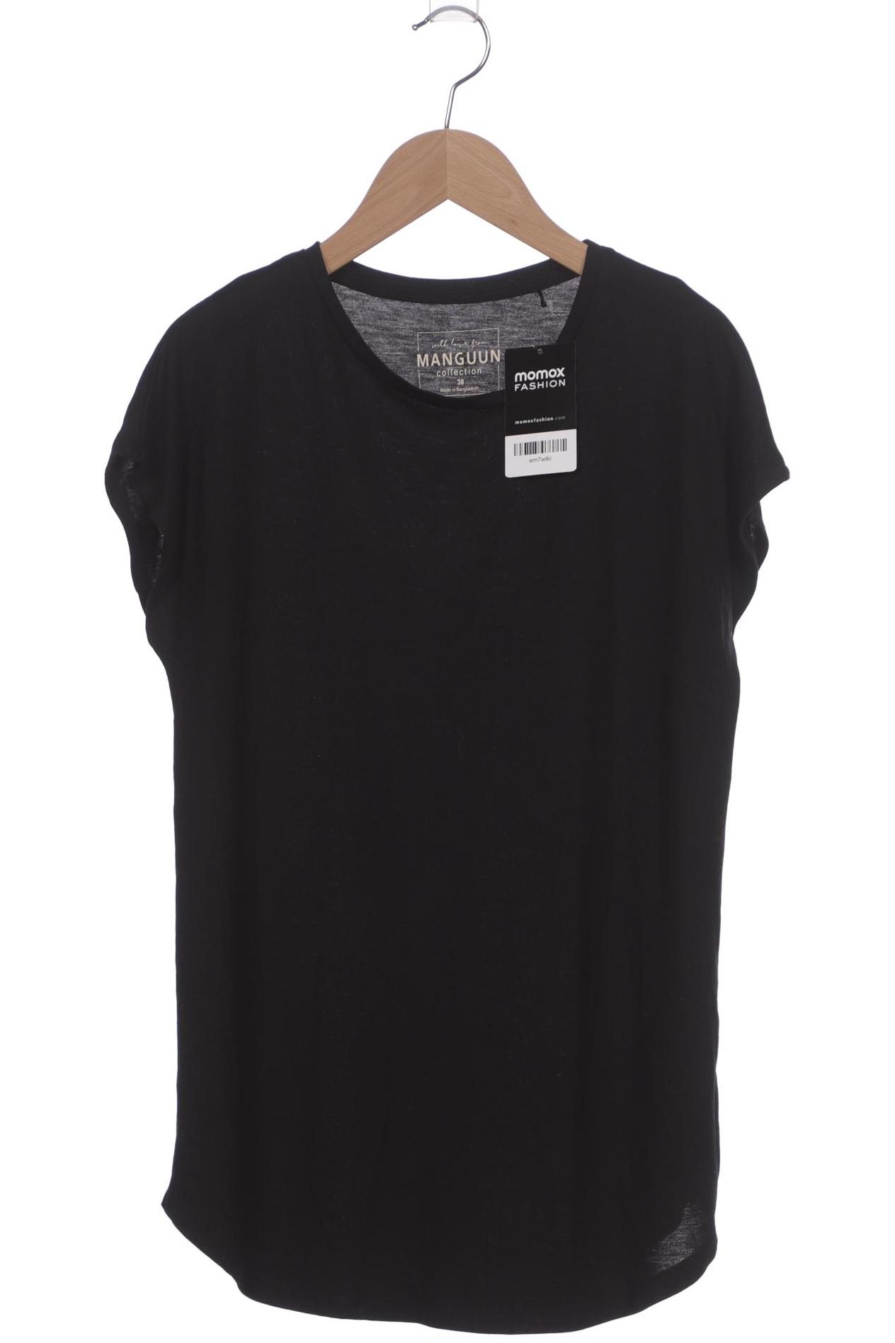 

Manguun Damen T-Shirt, schwarz, Gr. 38