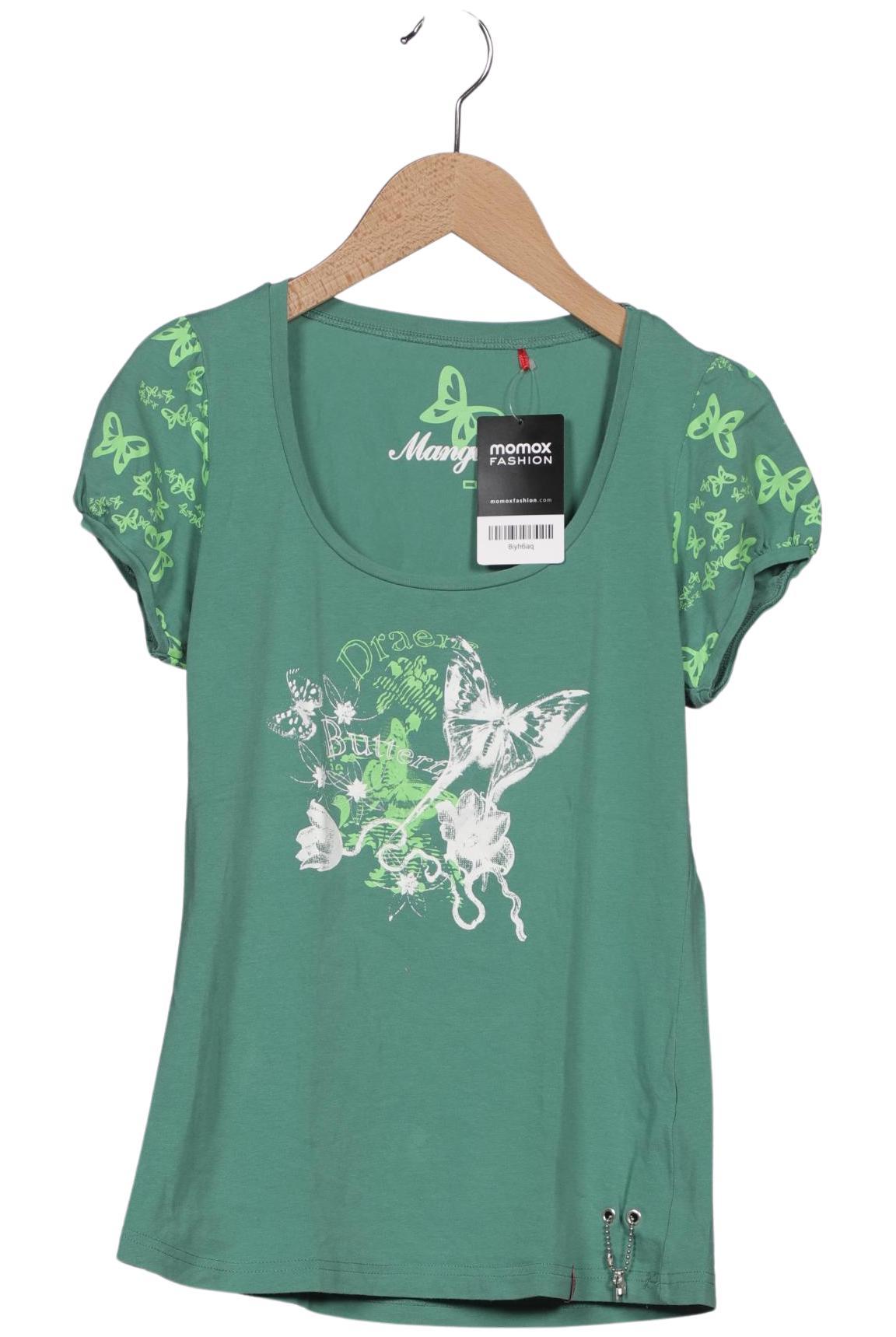 

Manguun Damen T-Shirt, grün, Gr. 36