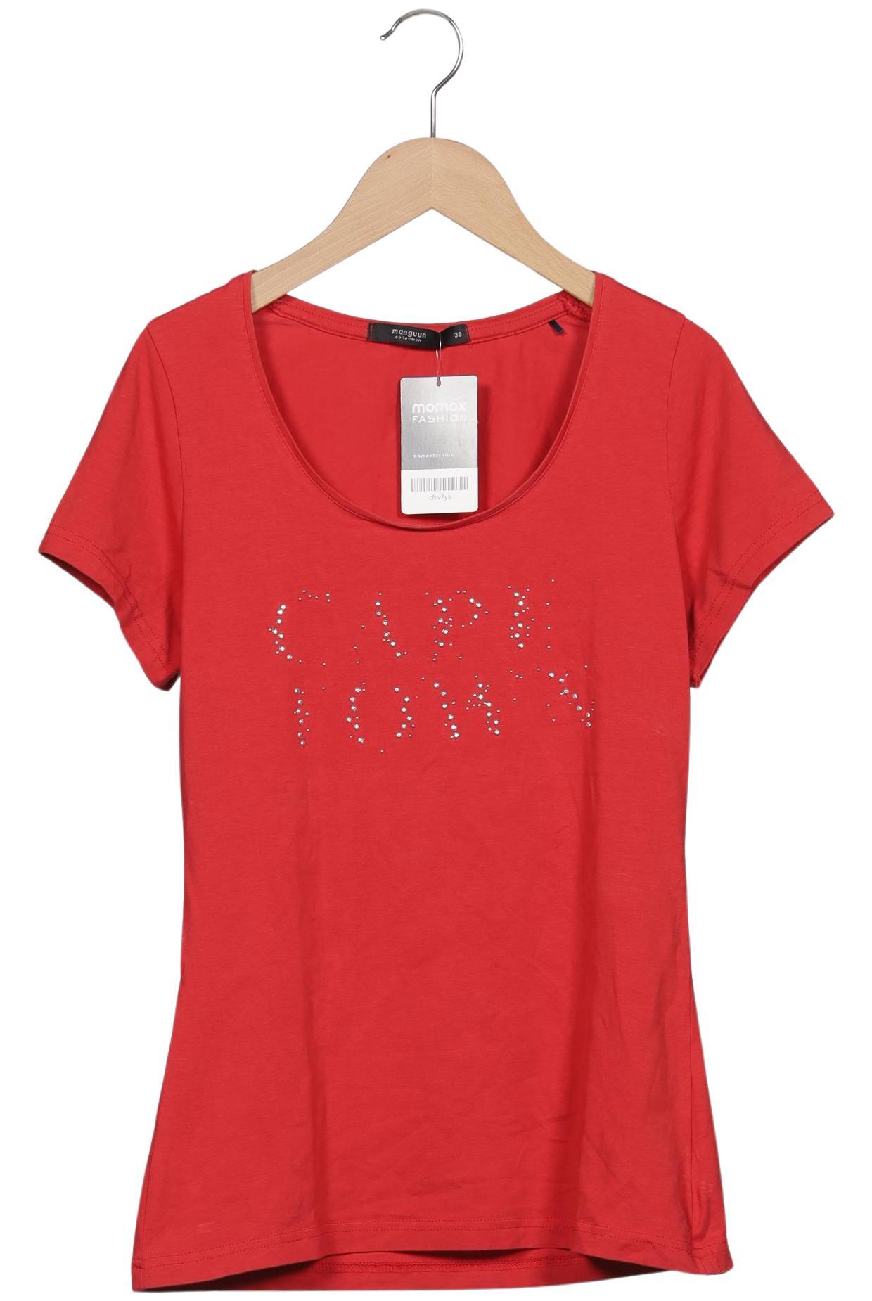 

Manguun Damen T-Shirt, rot, Gr. 38