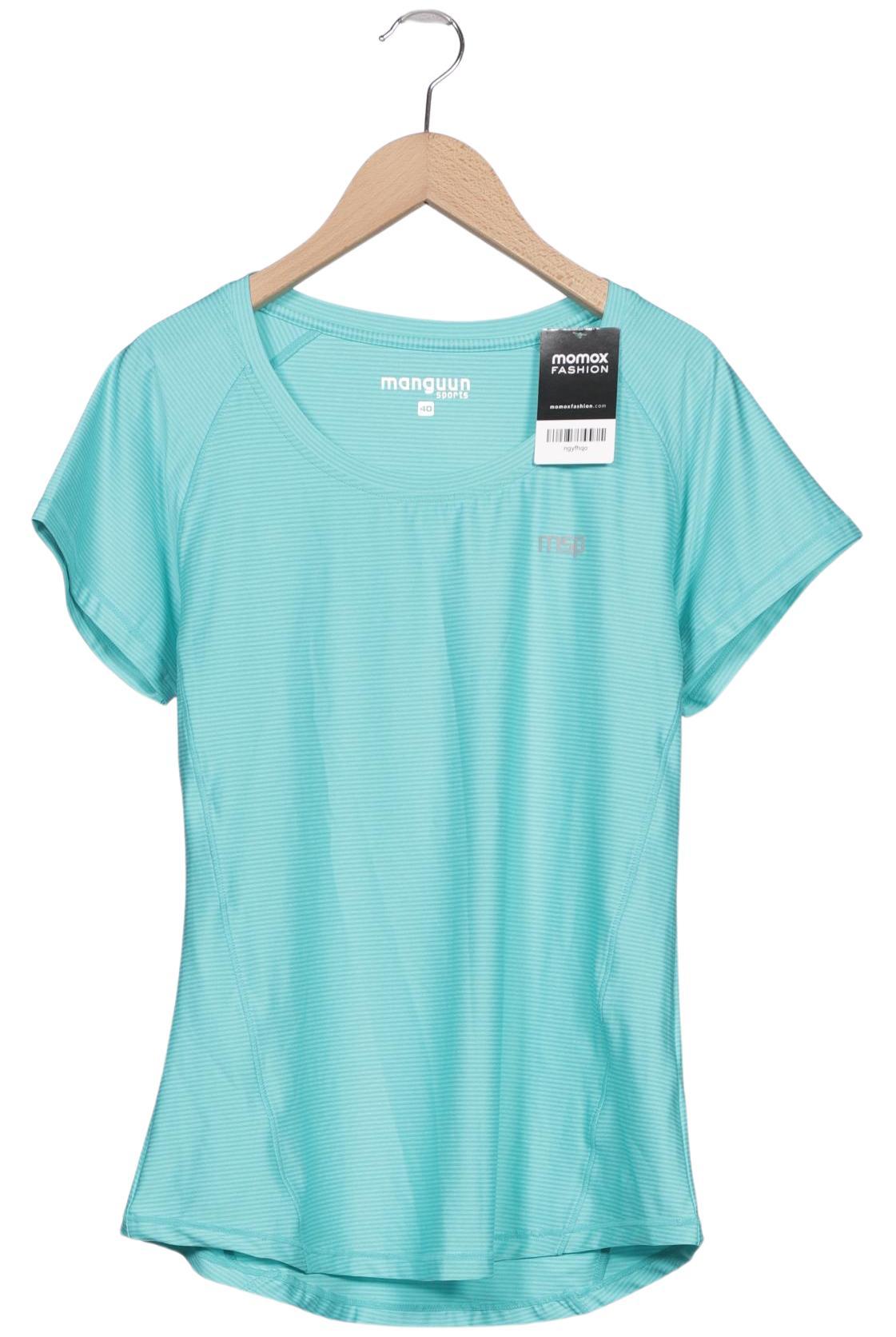 

Manguun Damen T-Shirt, blau, Gr. 40