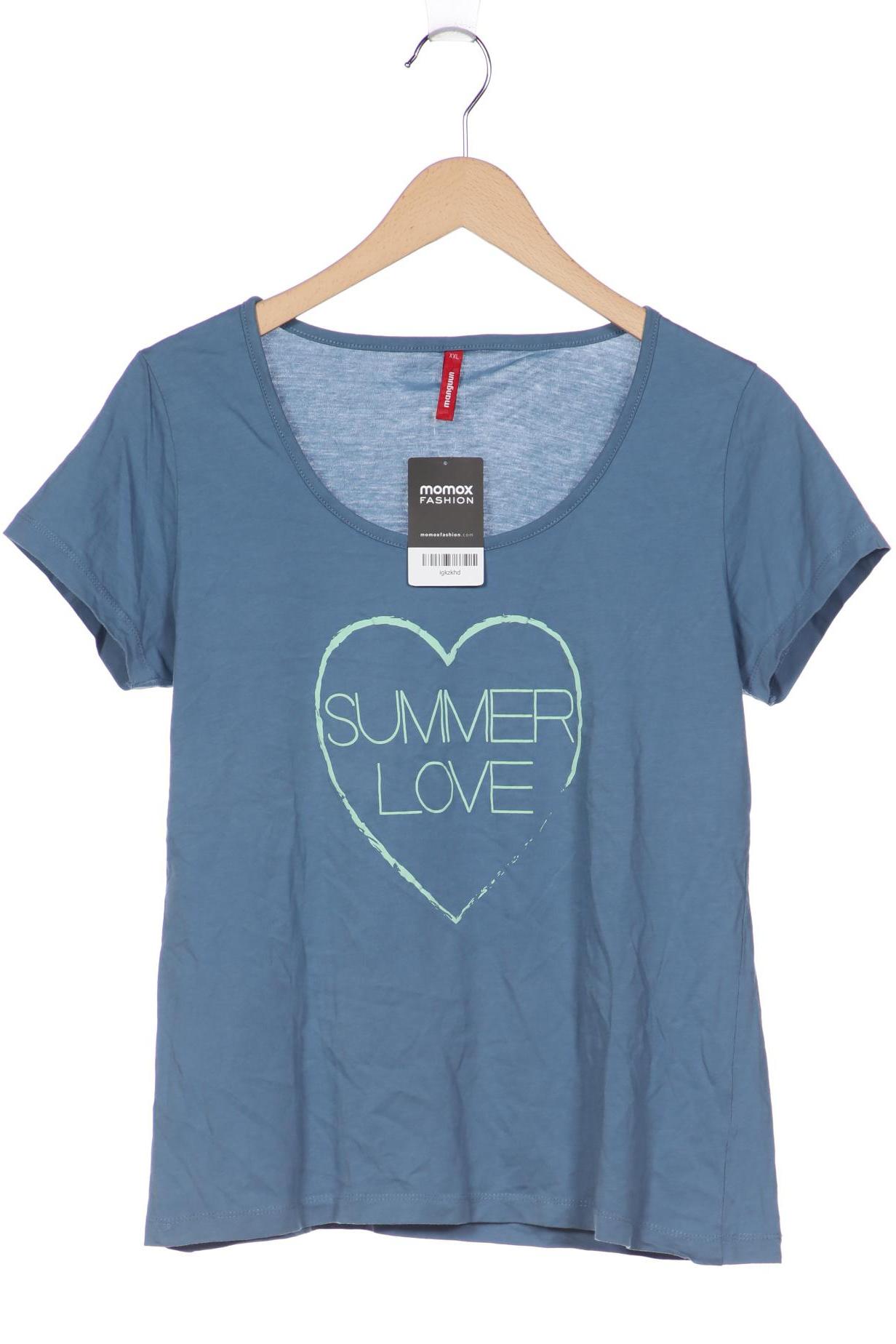 

Manguun Damen T-Shirt, blau, Gr. 46