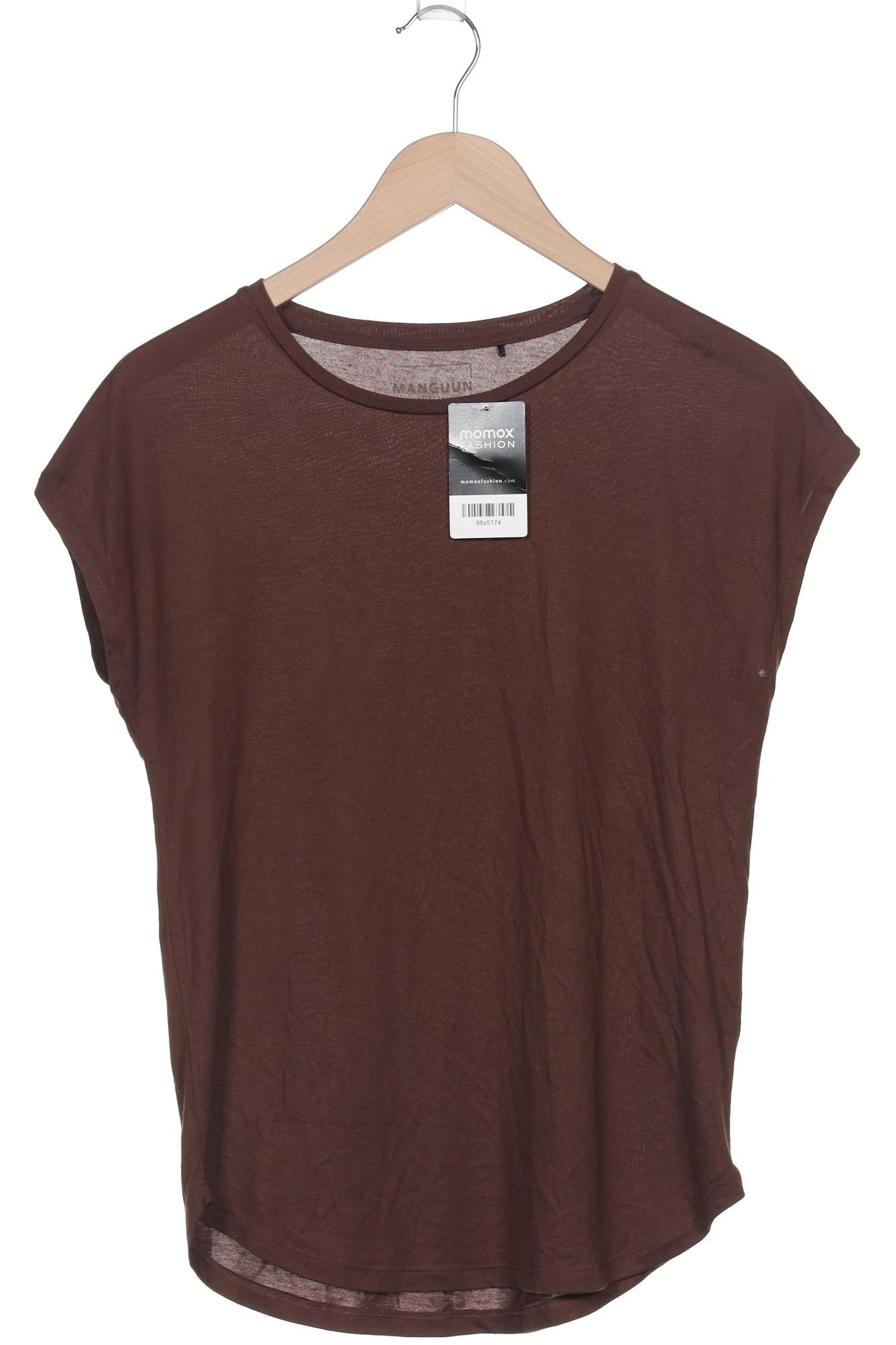 

Manguun Damen T-Shirt, braun, Gr. 36