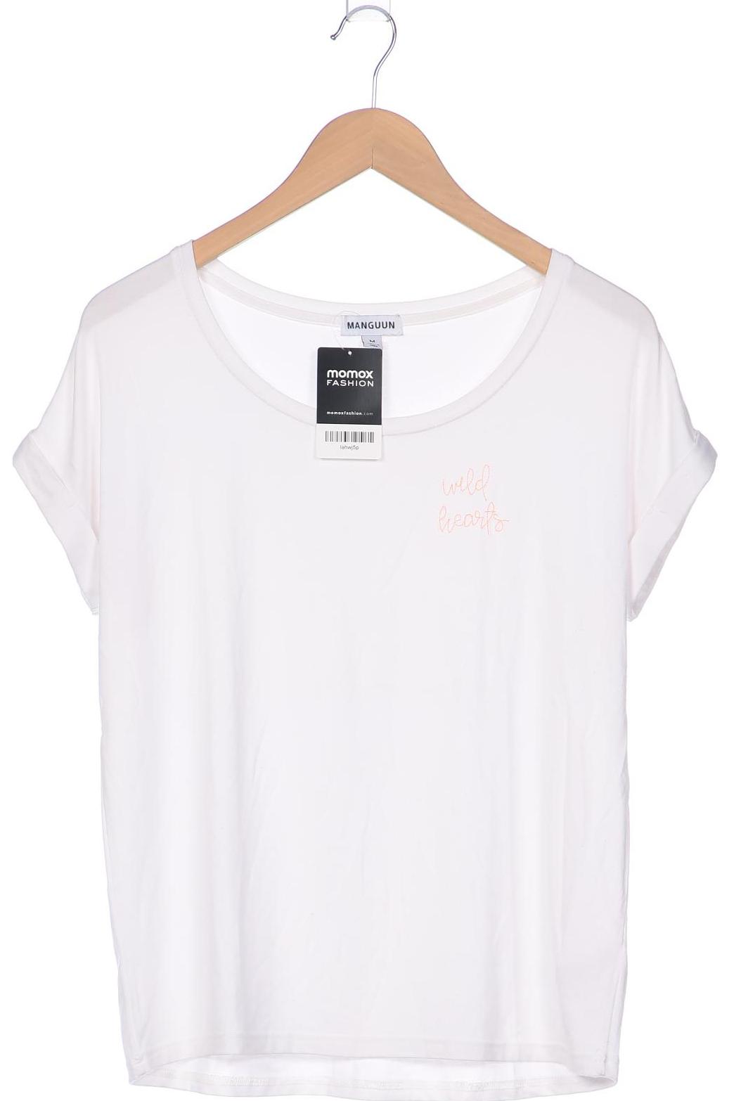

Manguun Damen T-Shirt, weiß, Gr. 38