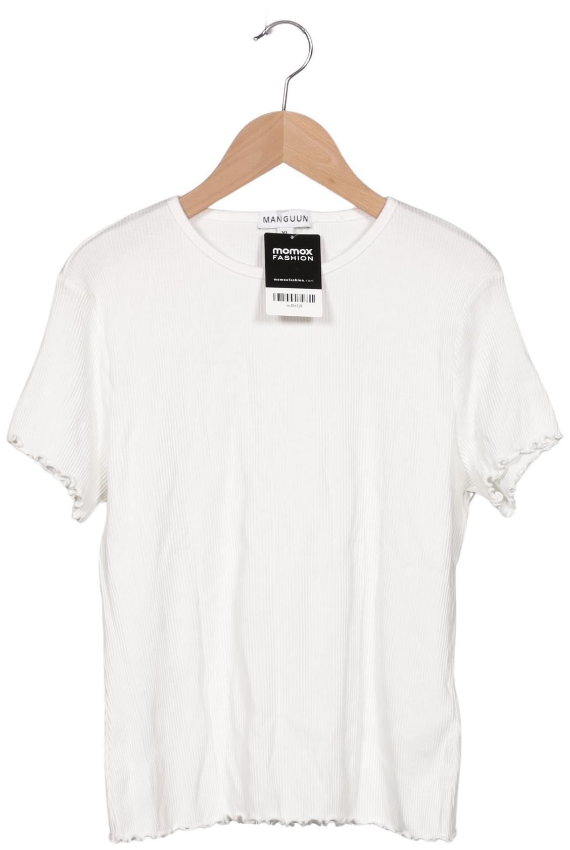 

Manguun Damen T-Shirt, weiß, Gr. 44
