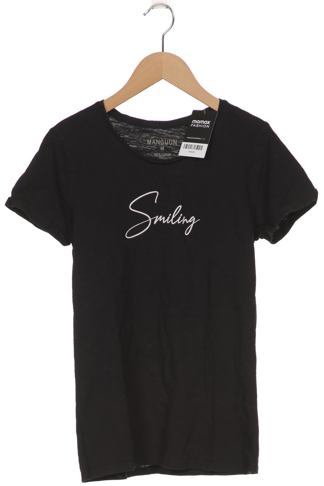 

Manguun Damen T-Shirt, schwarz, Gr. 38