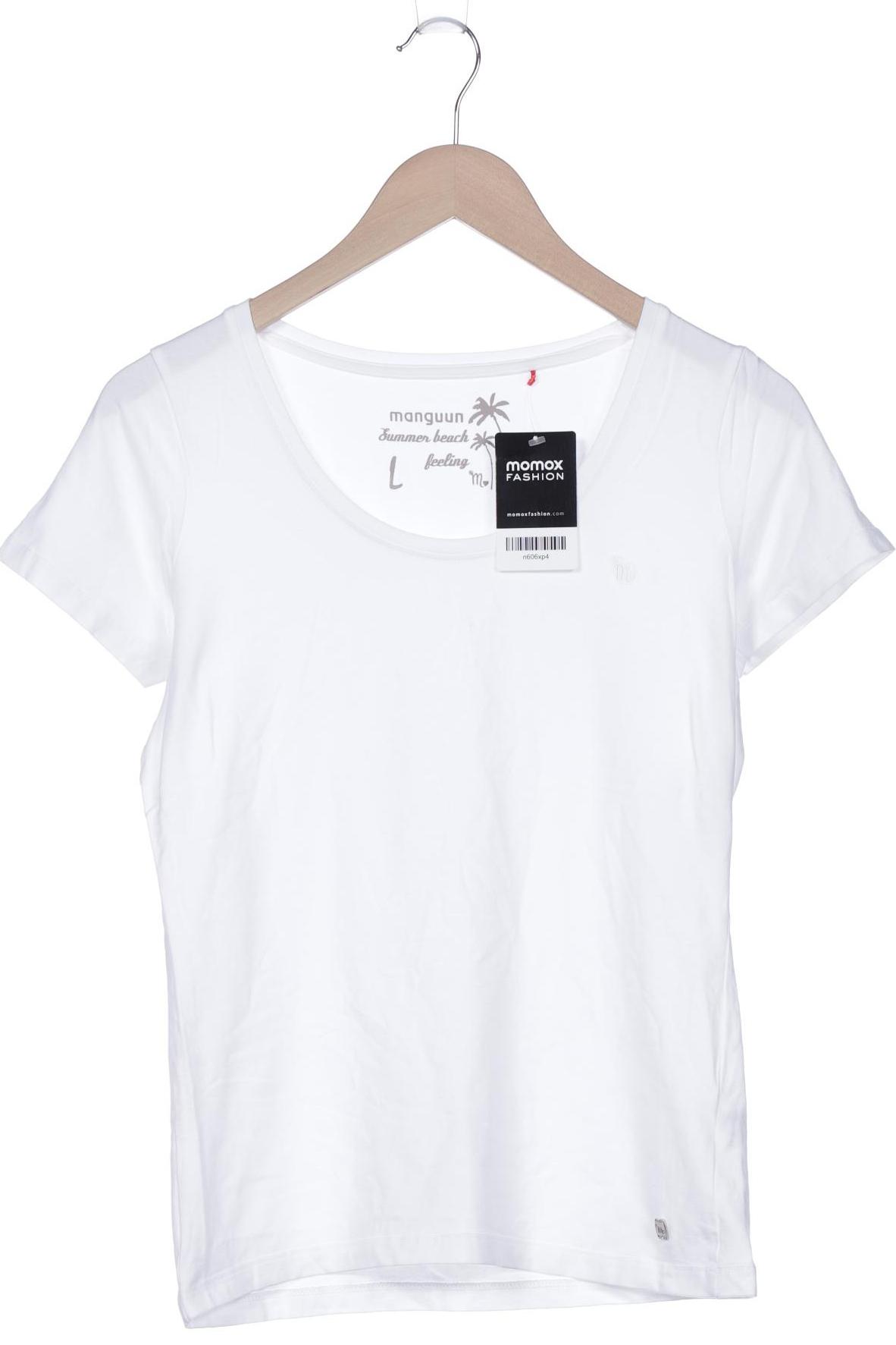 

Manguun Damen T-Shirt, weiß, Gr. 38