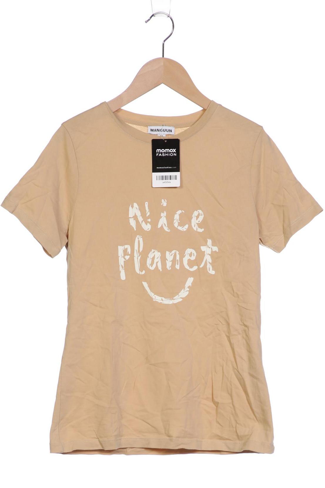 

Manguun Damen T-Shirt, beige, Gr. 38