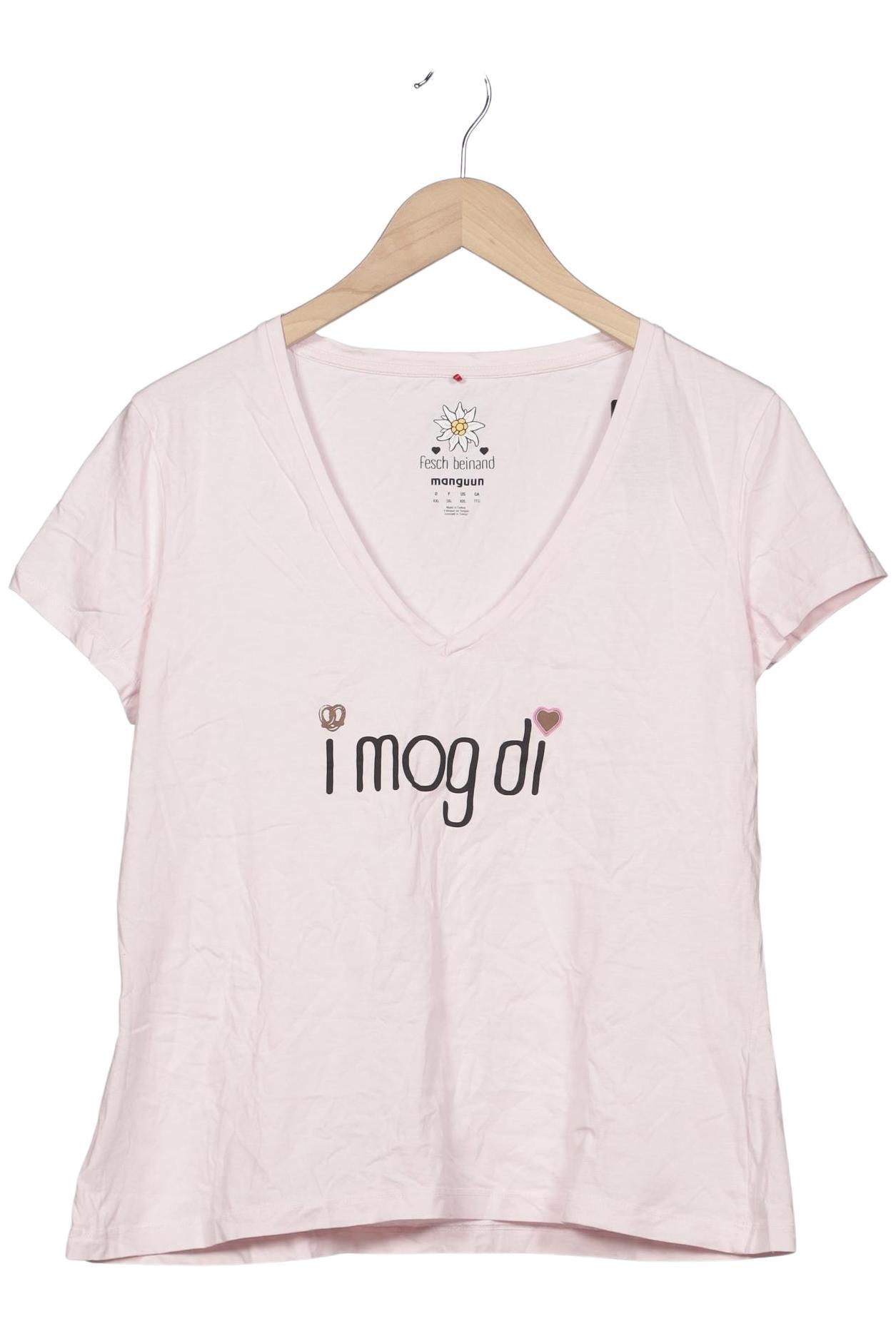 

Manguun Damen T-Shirt, pink, Gr. 46