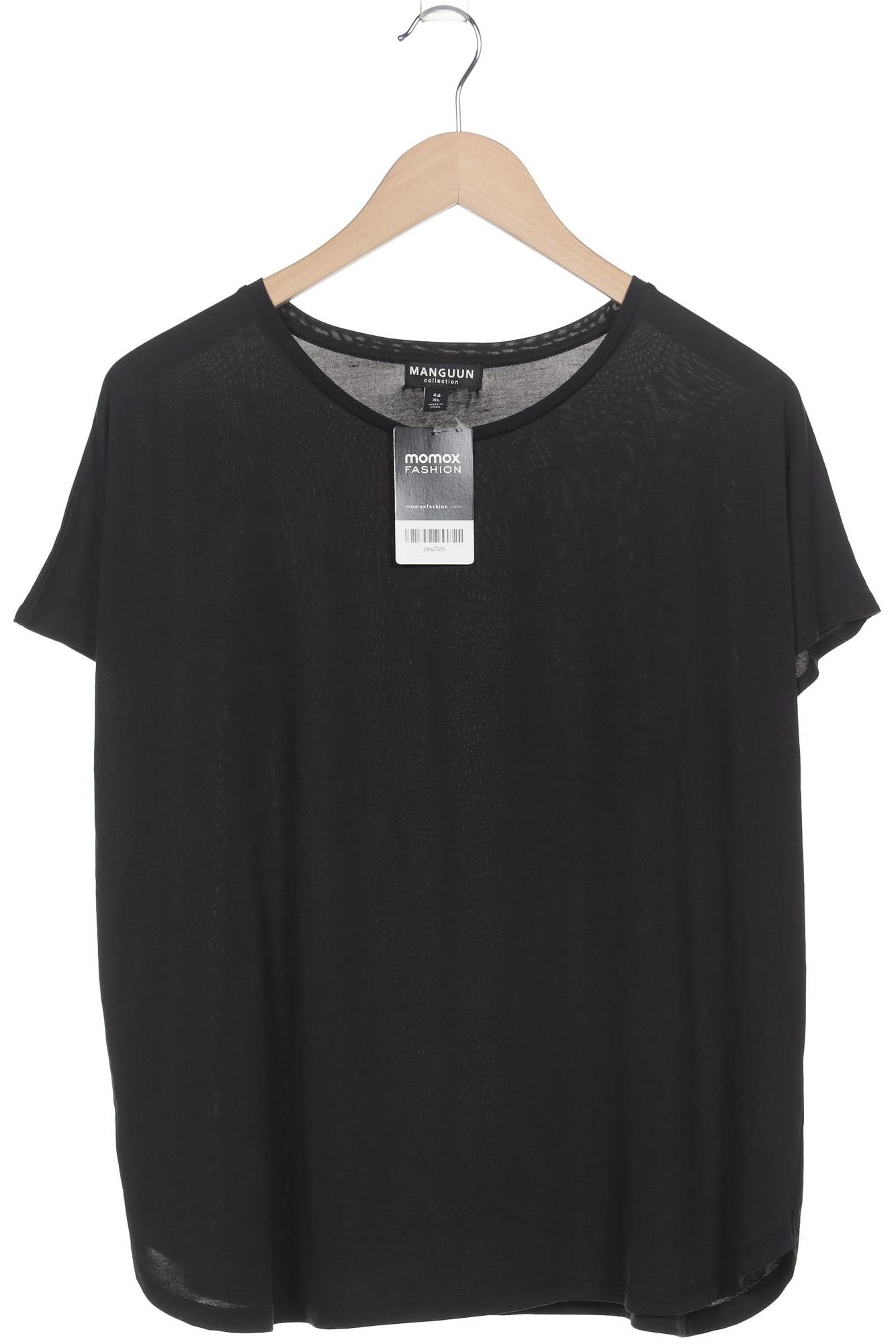 

Manguun Damen T-Shirt, schwarz, Gr. 46