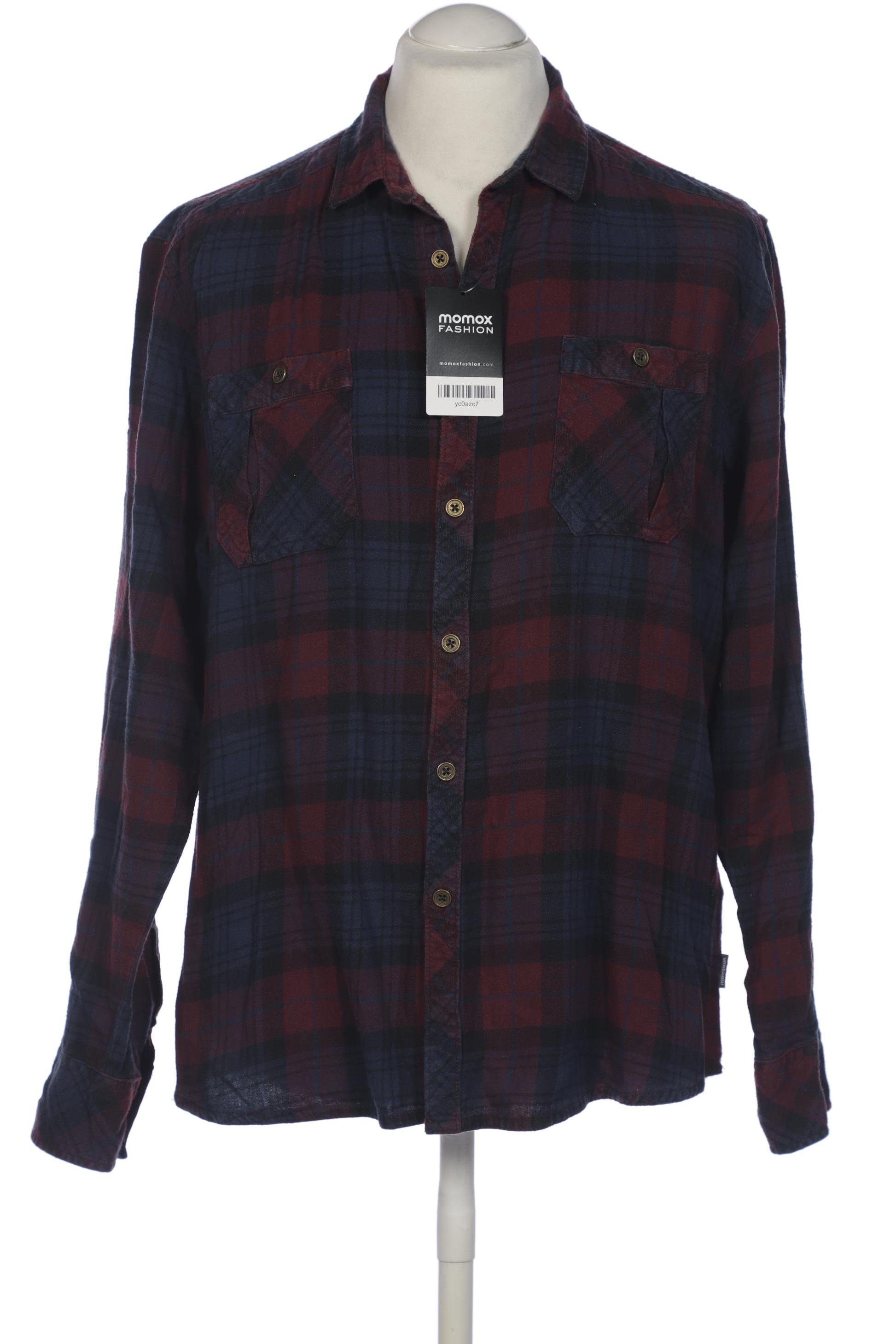 

Manguun Herren Hemd, bordeaux, Gr. 54