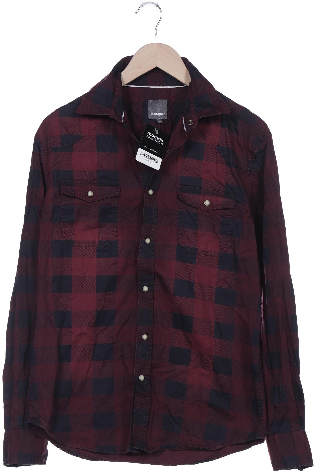 

Manguun Herren Hemd, bordeaux, Gr. 48