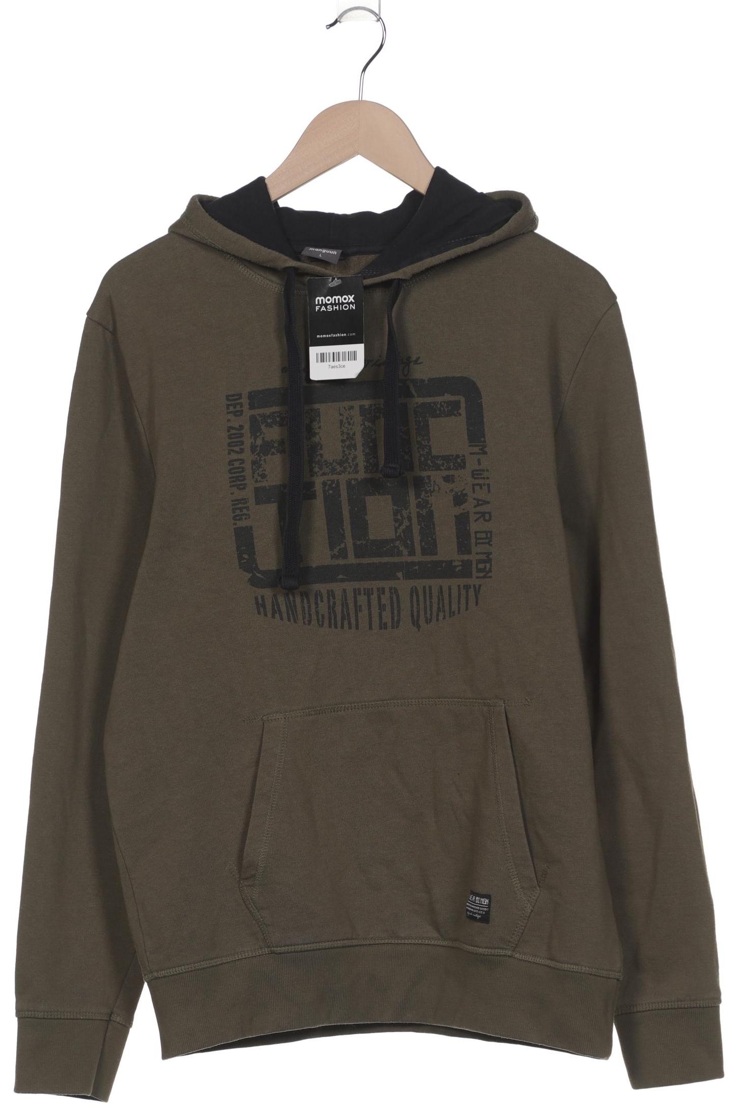 

Manguun Herren Kapuzenpullover, grün, Gr. 52