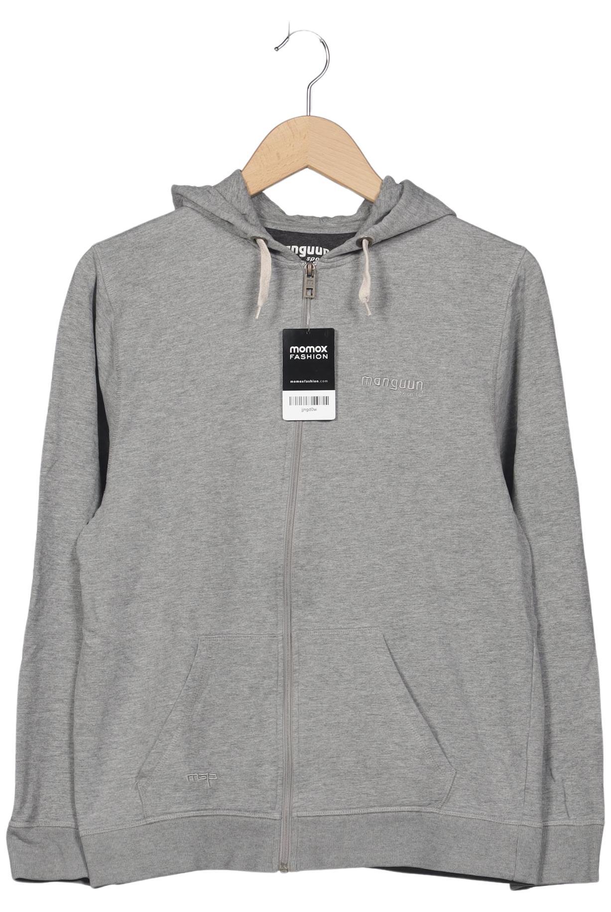 

Manguun Herren Kapuzenpullover, grau, Gr. 46