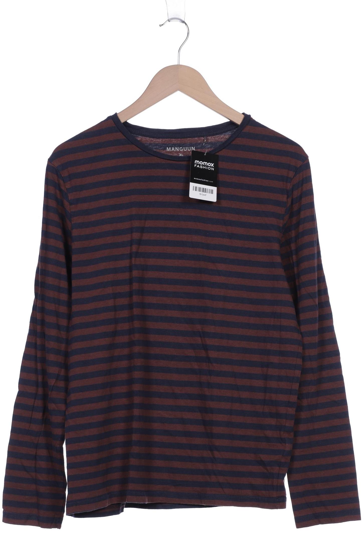 

Manguun Herren Langarmshirt, braun, Gr. 54